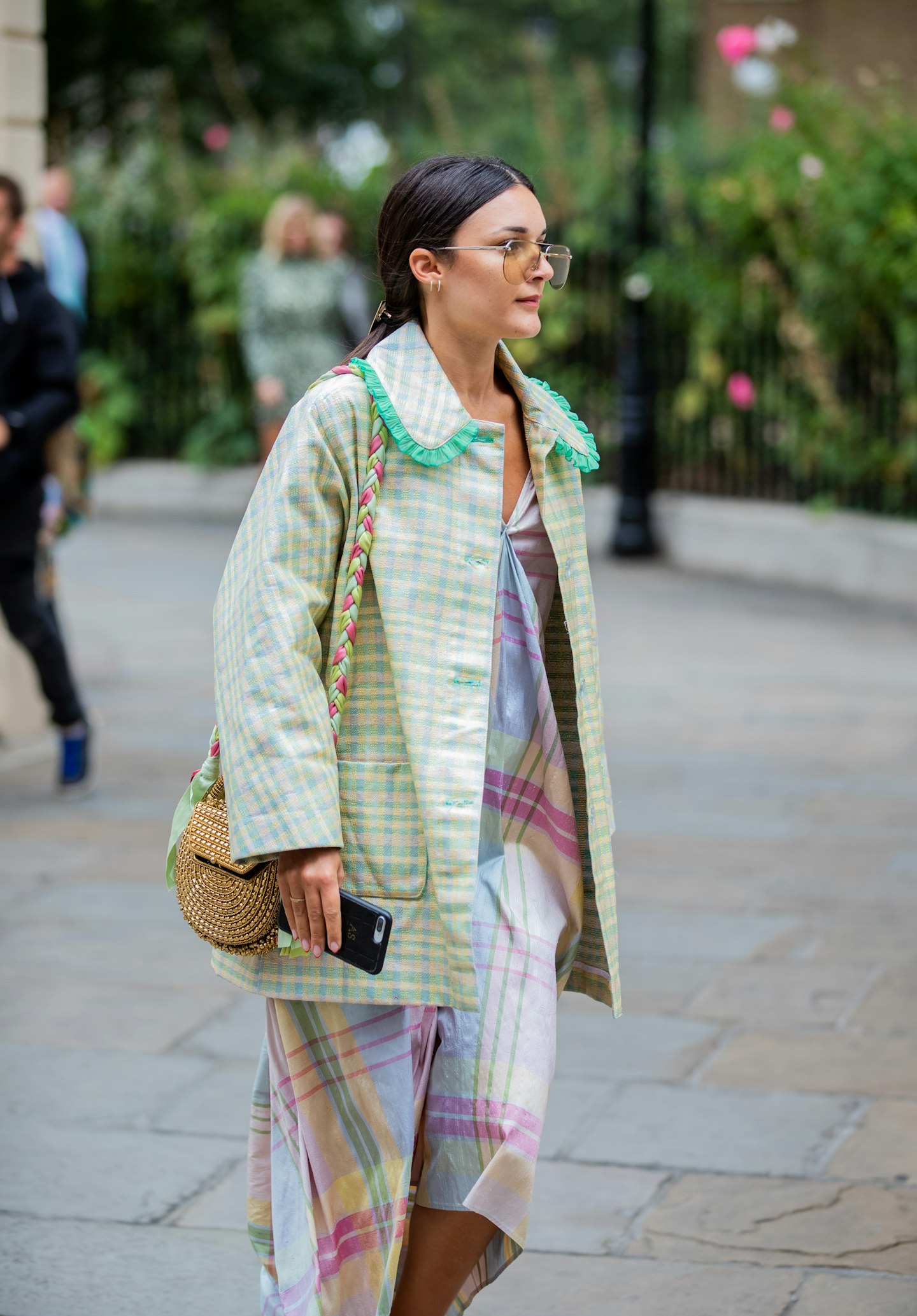 big collar coat street style 