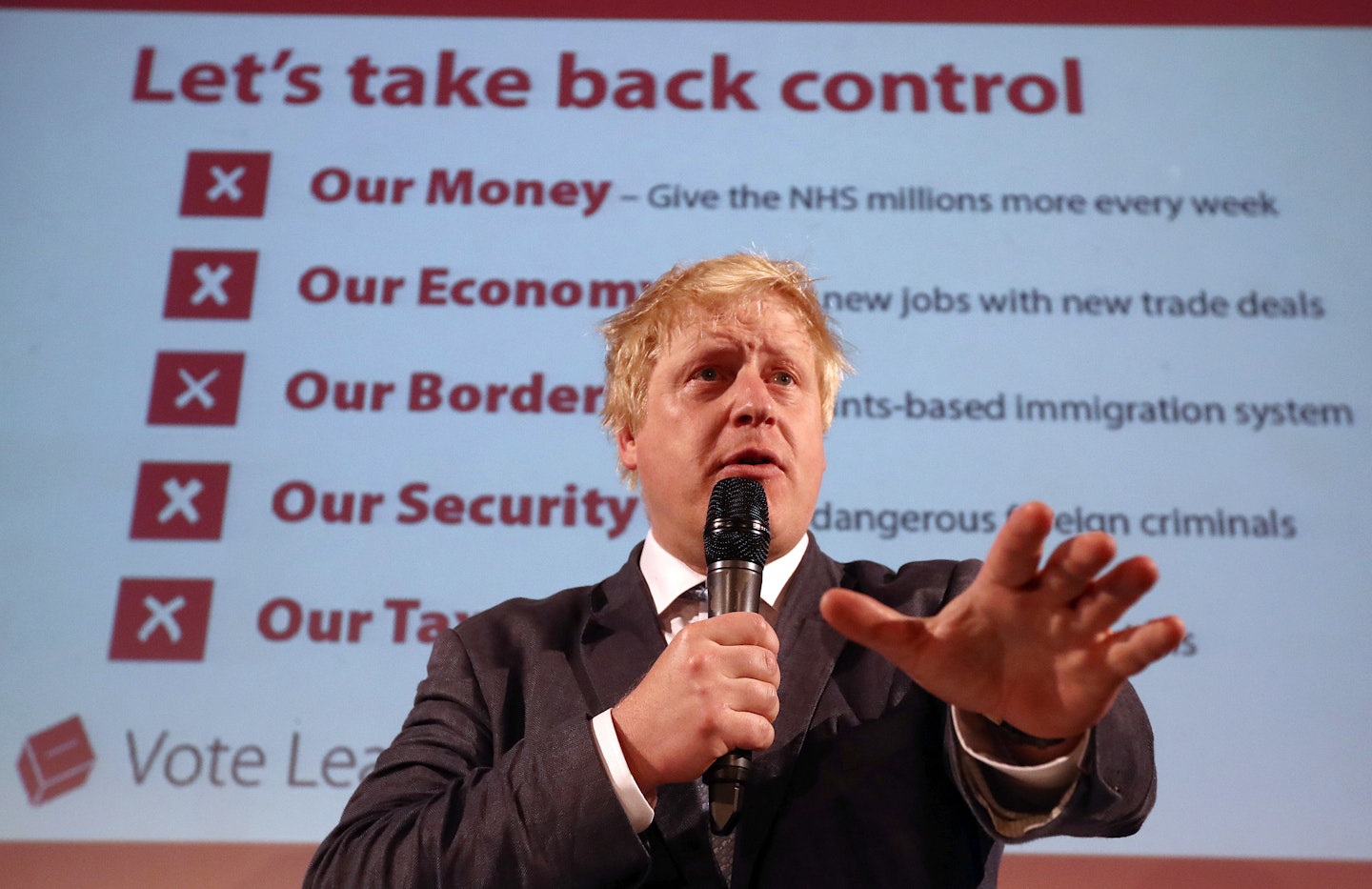 Boris Johnson lies