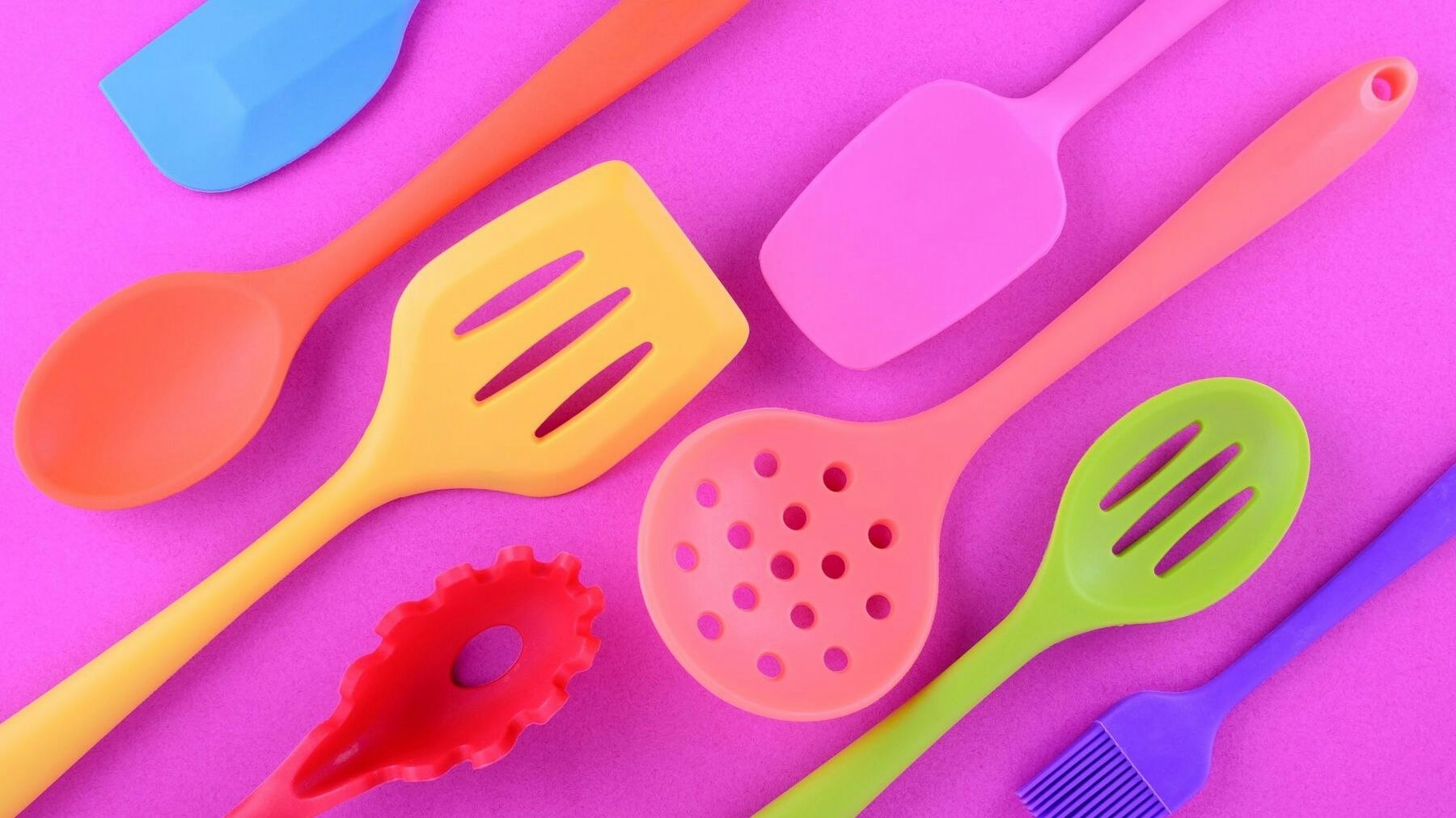 Silicone cooking utensils