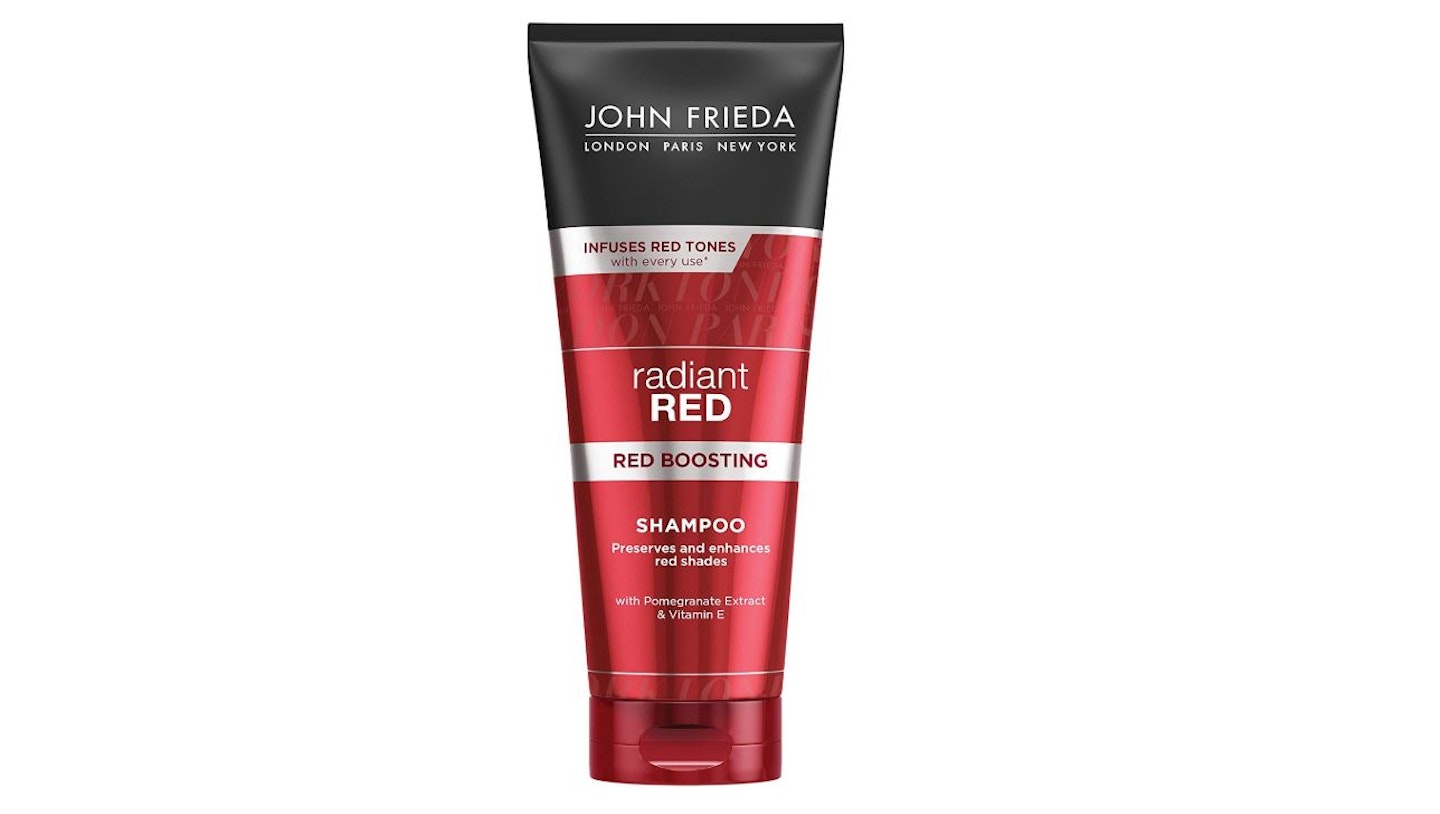 John Frieda Radiant Red Boosting Shampoo, £5.00