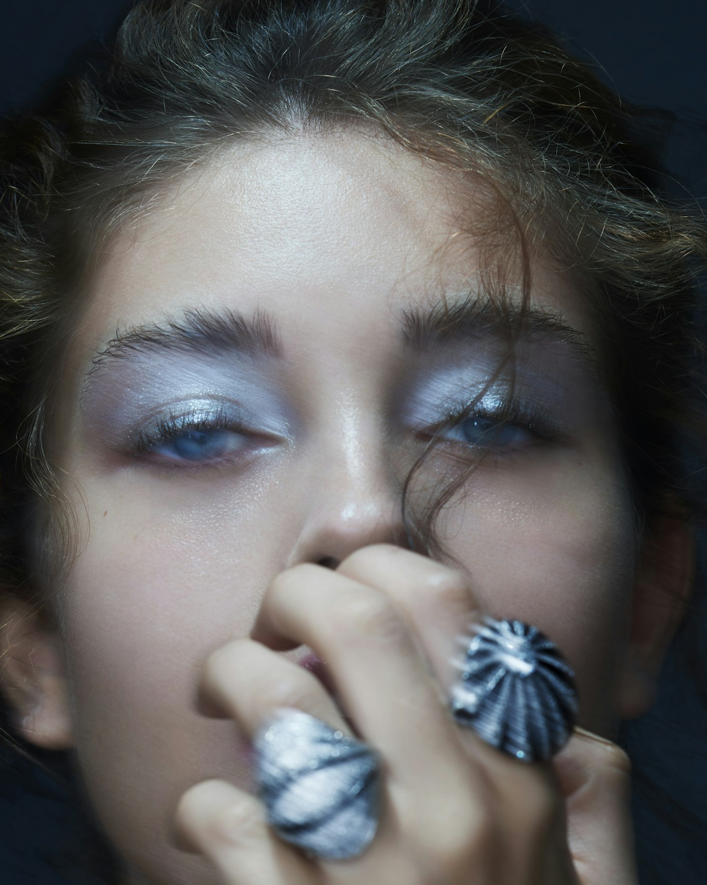 Silver Metallic Eye