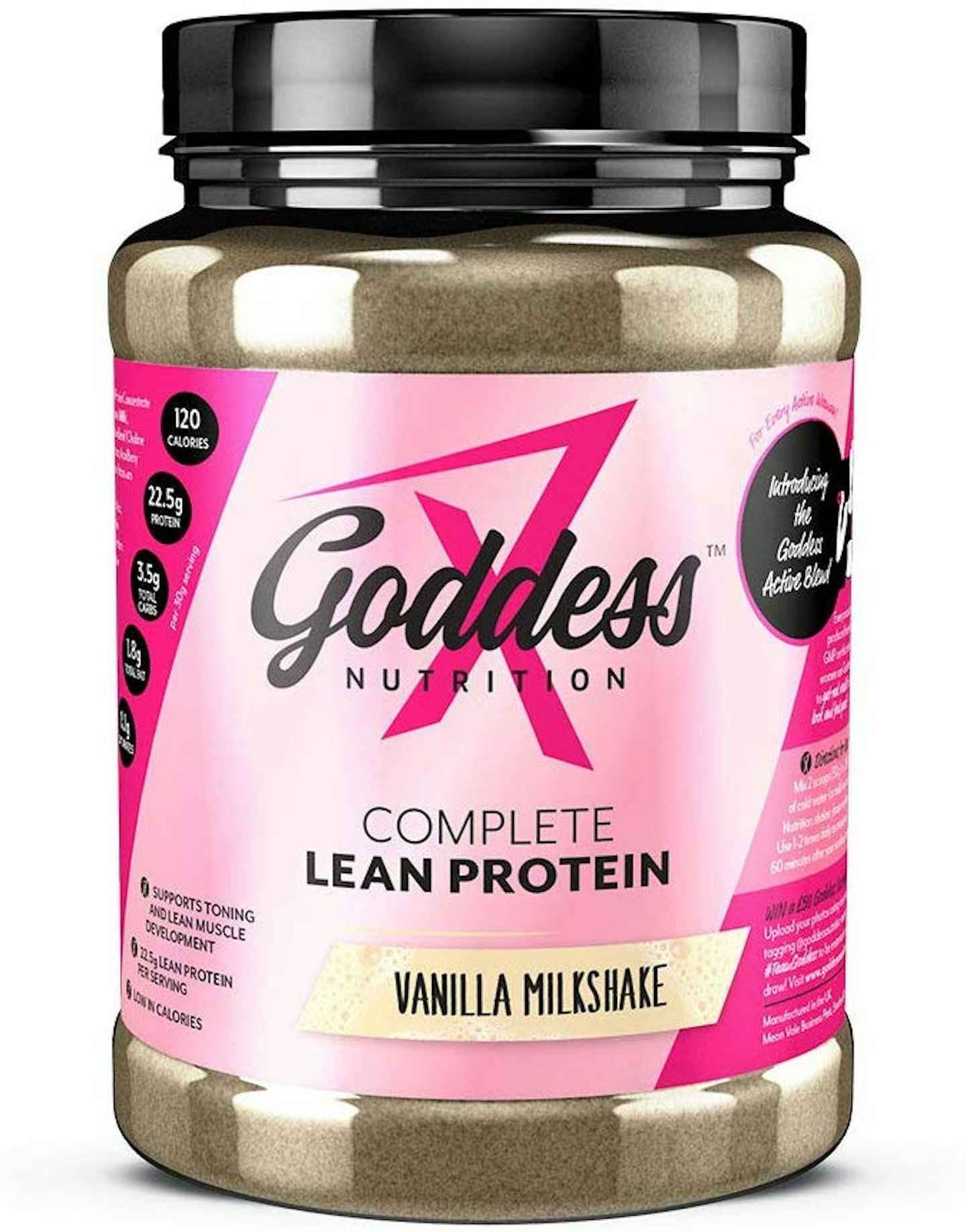 Goddess Nutrition - Complete Lean Protein Shake for Women, 480g £19.99