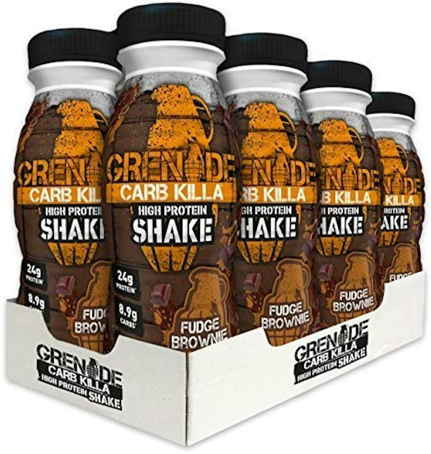 Grenade Carb Killa Fudge Brownie High Protein Shake, x 8 £14.99