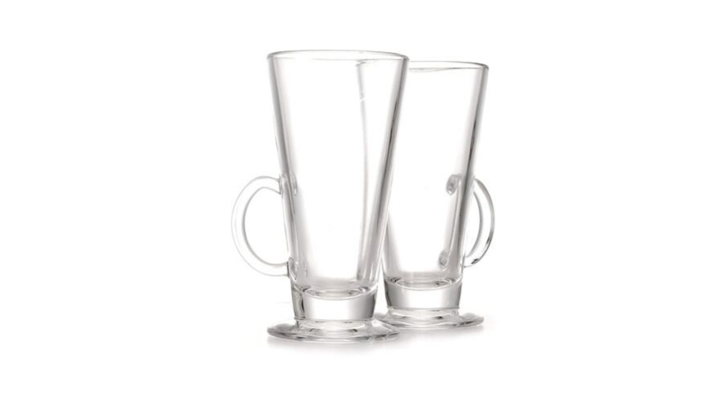 Set of Two Latte Glasses, £6.94