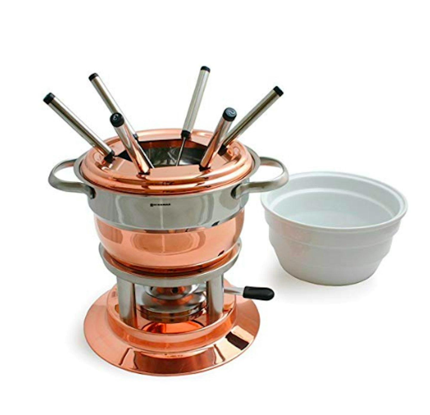 Swissmar Lausanne 11 Piece Copper Fondue Set