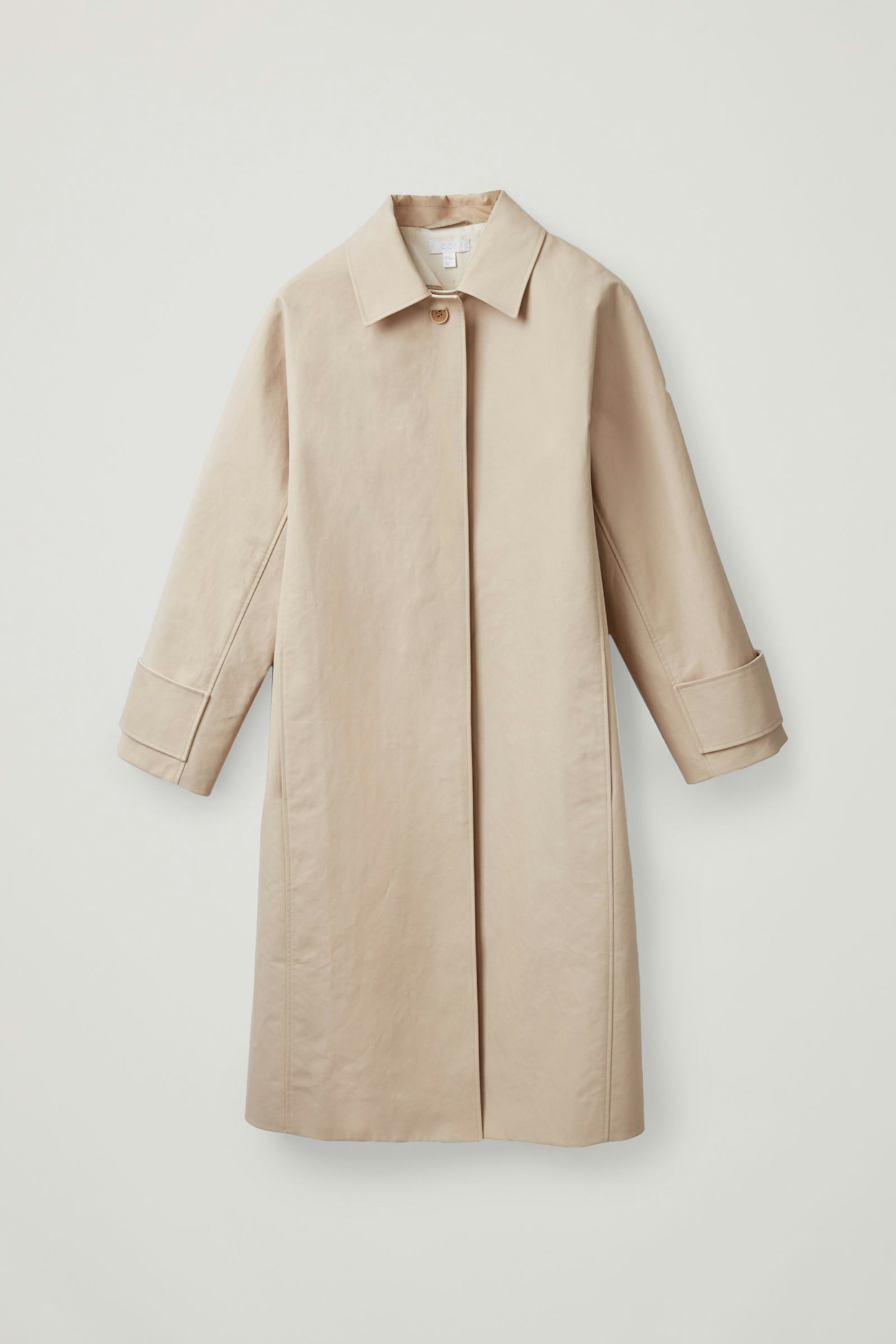Cos, Long Cotton Mac, £150