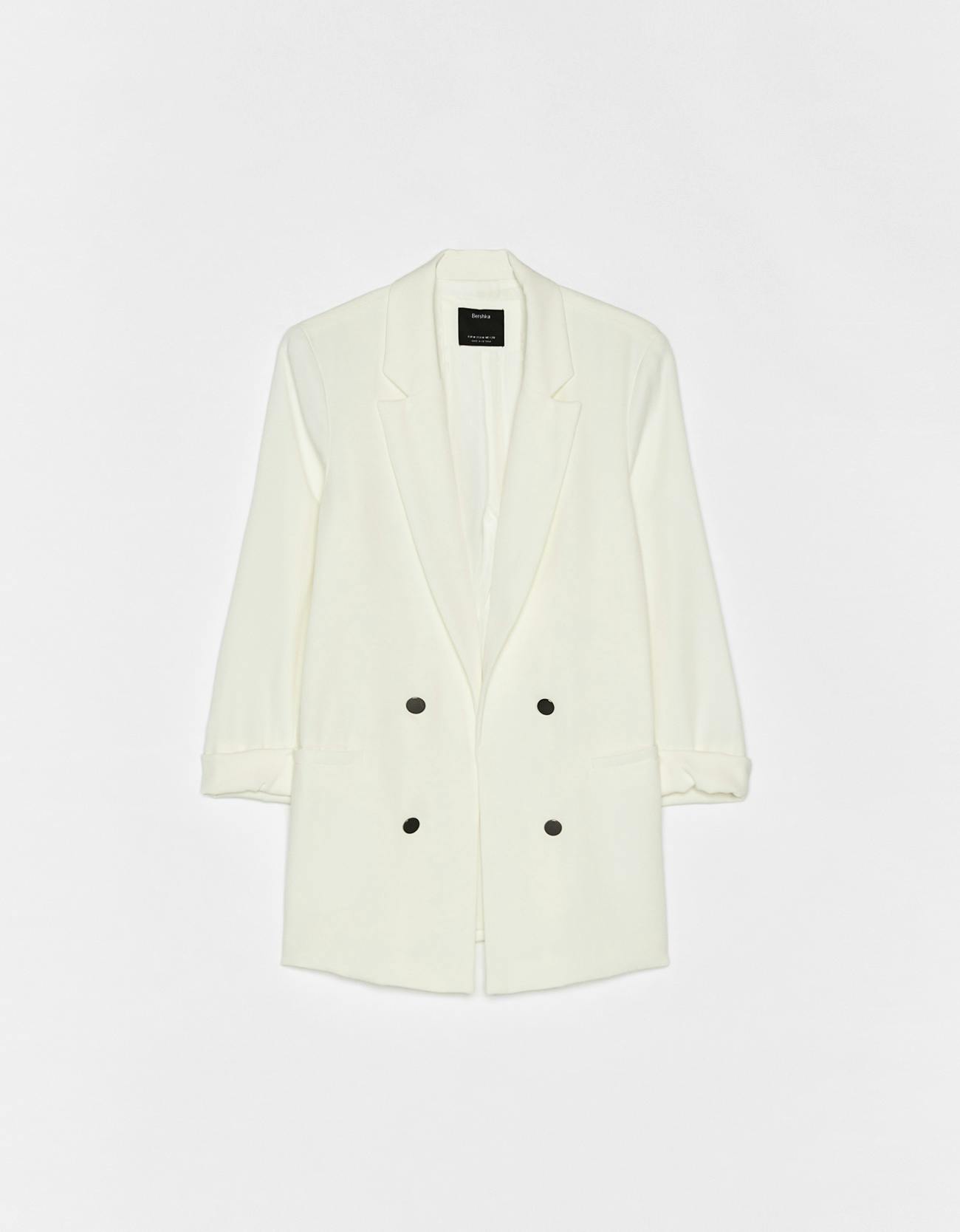 Bershka hot sale white blazer