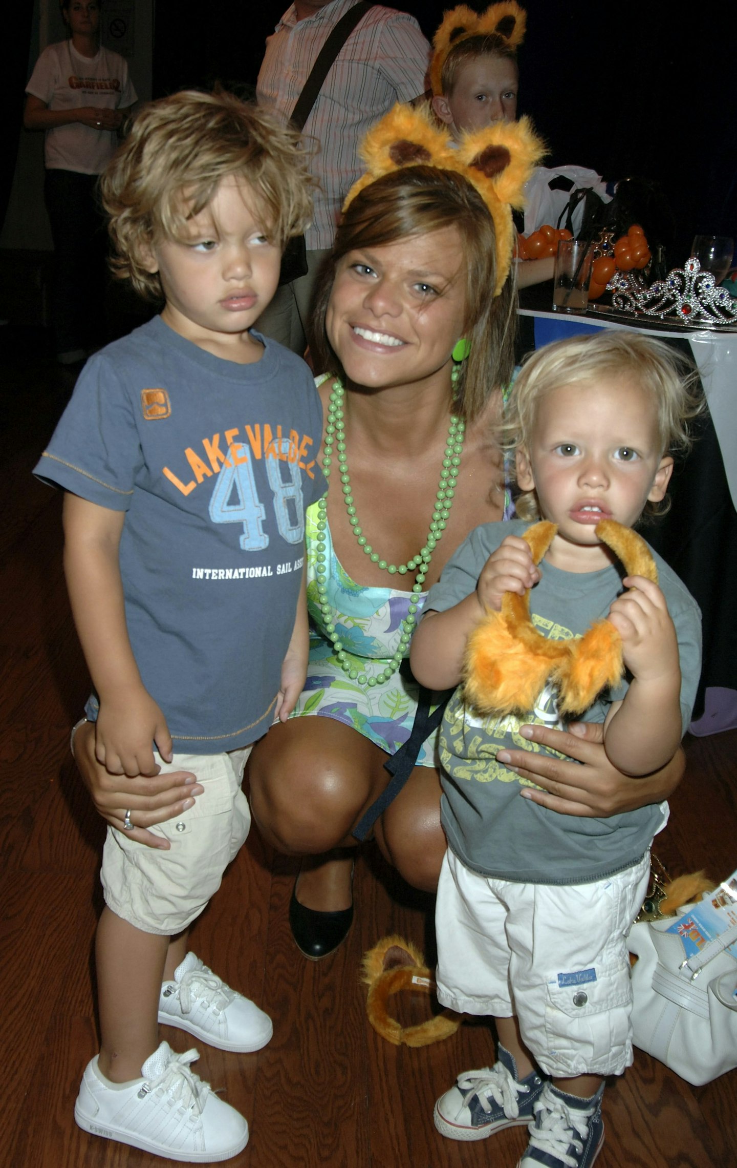 Jade Goody with her sons Bobby and Freddie