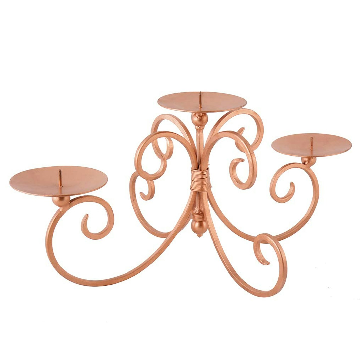 Ornate Copper Candelabra