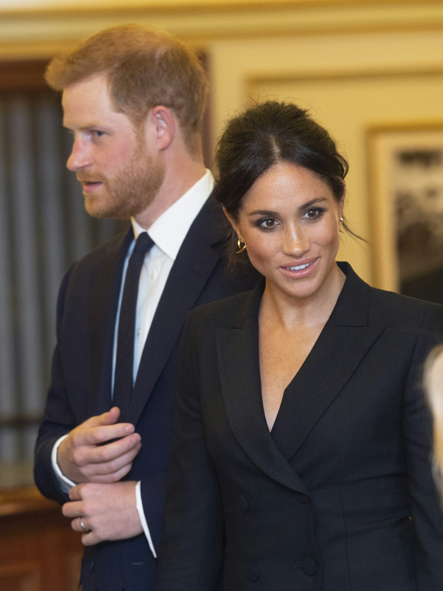 Meghan Markle in Shaun Leane's Talon earrings