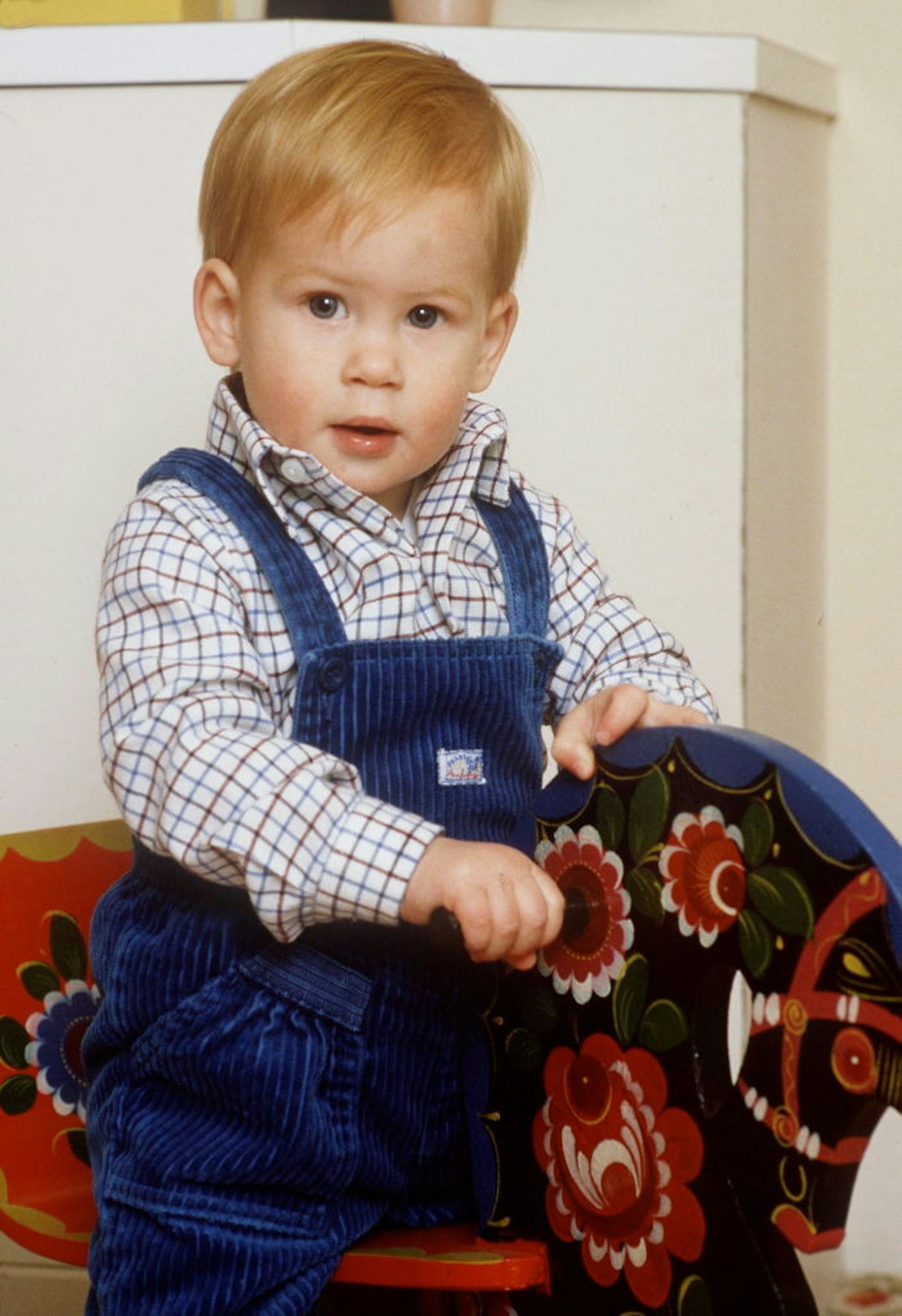 Prince Harry as a toddler