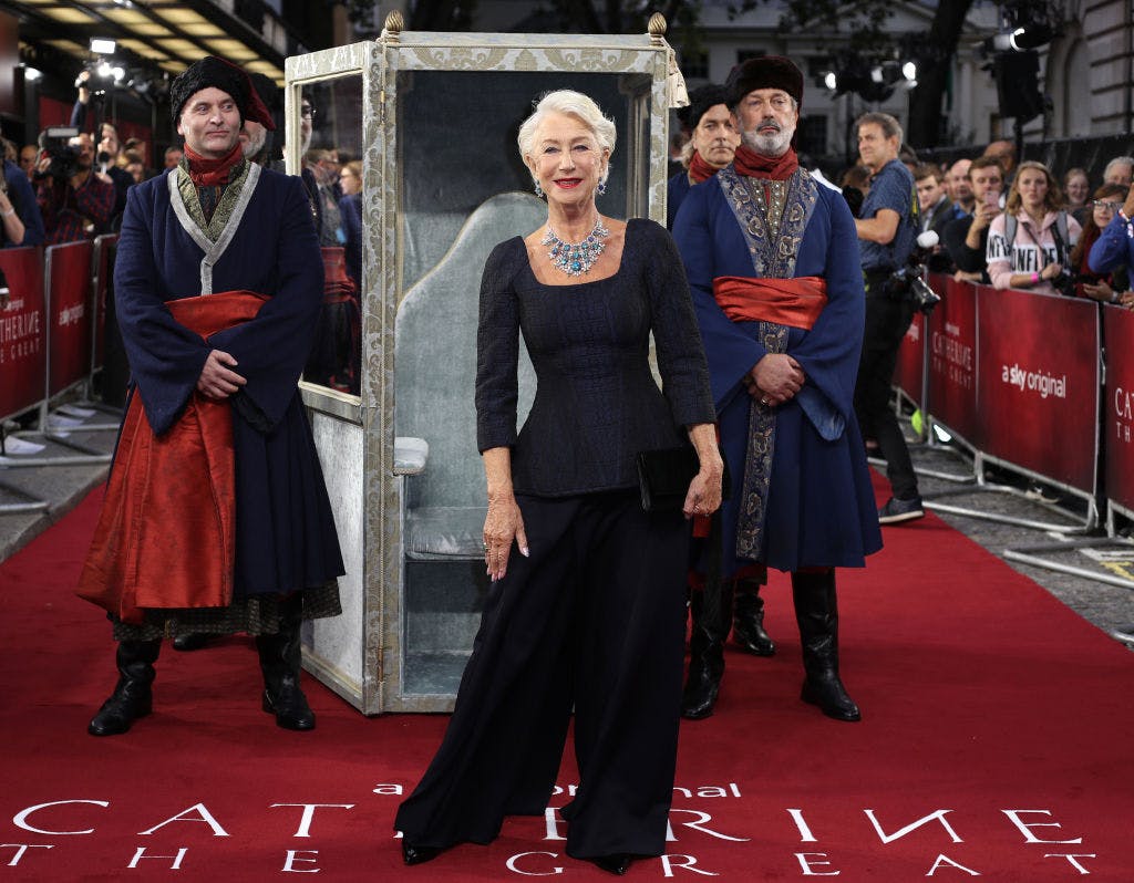 Dame Helen Mirren thought like a man for Catherine the Great Celebrity Grazia