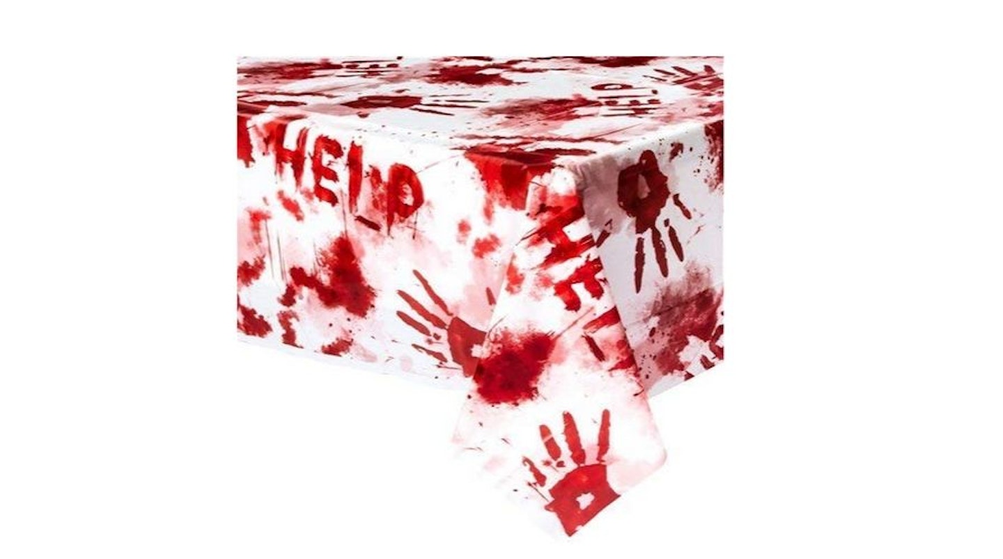 OLX TECH Halloween Bloody Plastic Tablecover