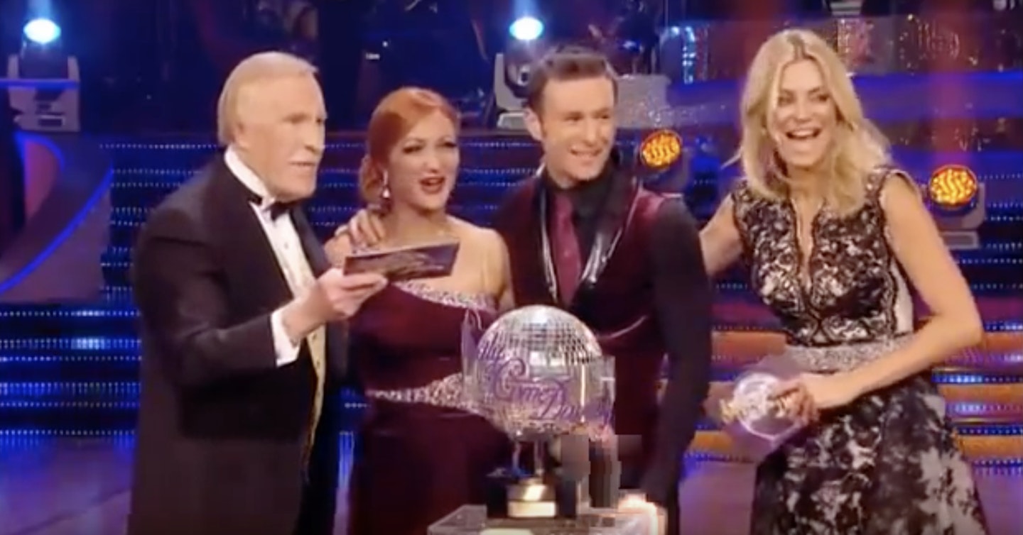 Harry Judd, Tess Daly and Bruce Forsyth
