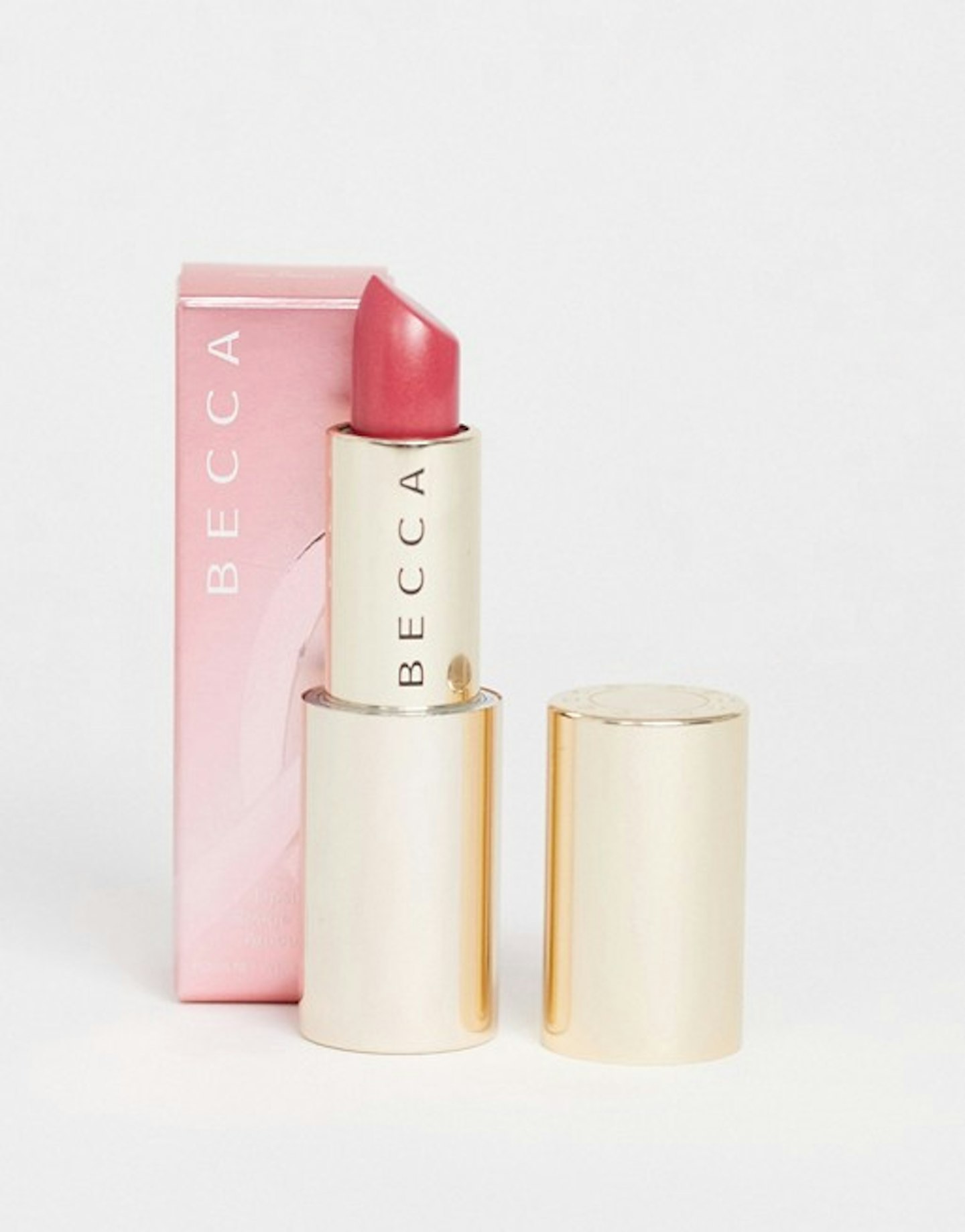Becca Ultimate Lipstick Love in Pink Ribbon, £20 Packed with hyaluronic acid, snap up this suits-all satin finish lipstick and Becca will donate 20% of the purchase price to the Breast Cancer Research Foundation..