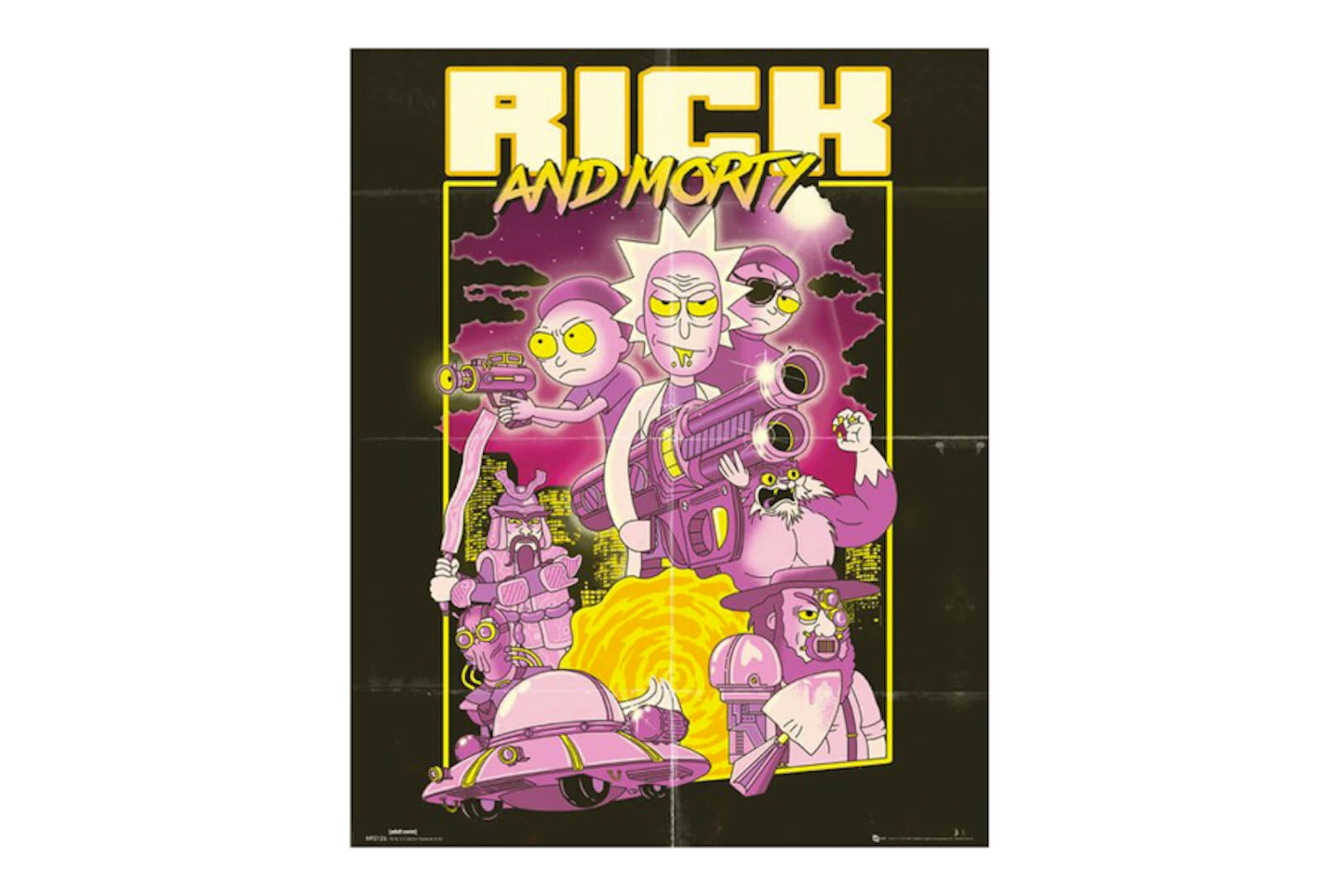 Rick and Morty Action Movie Poster, £3.99