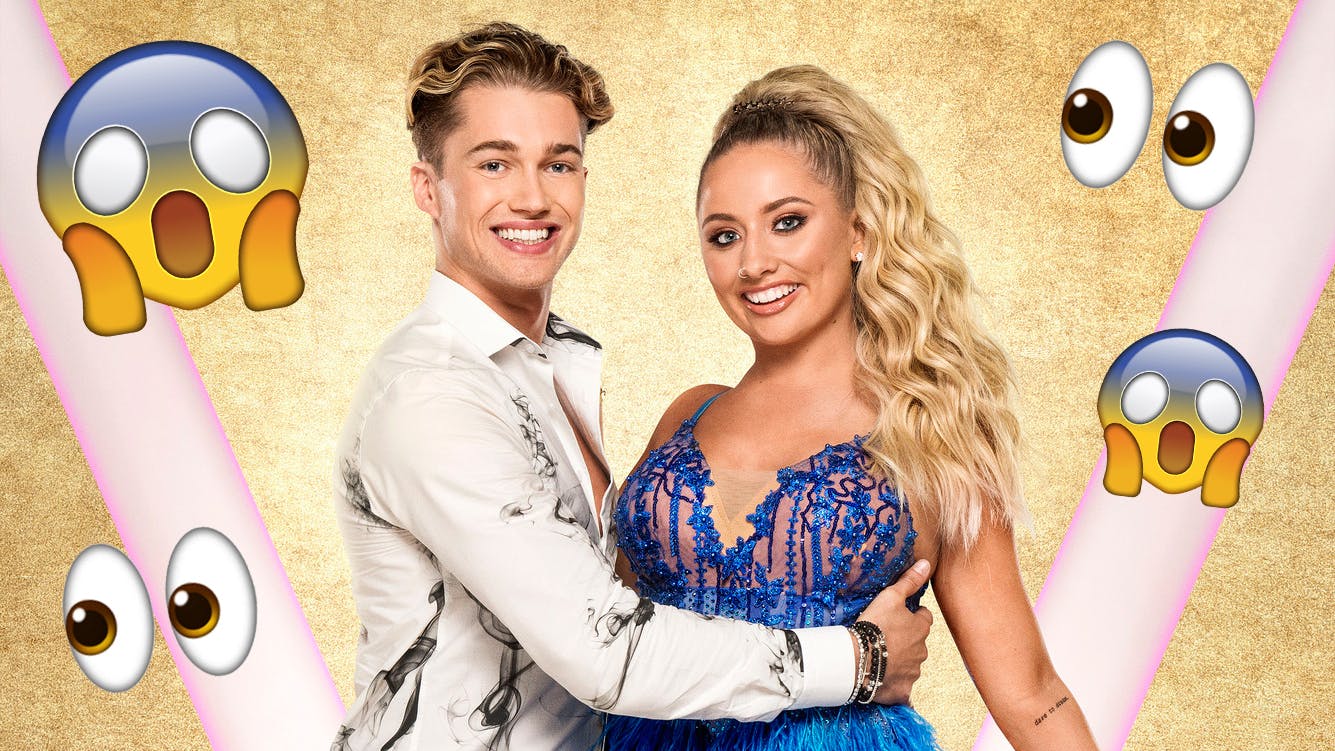 Strictly romance rumors as AJ calls Saffron Barker a hot blonde