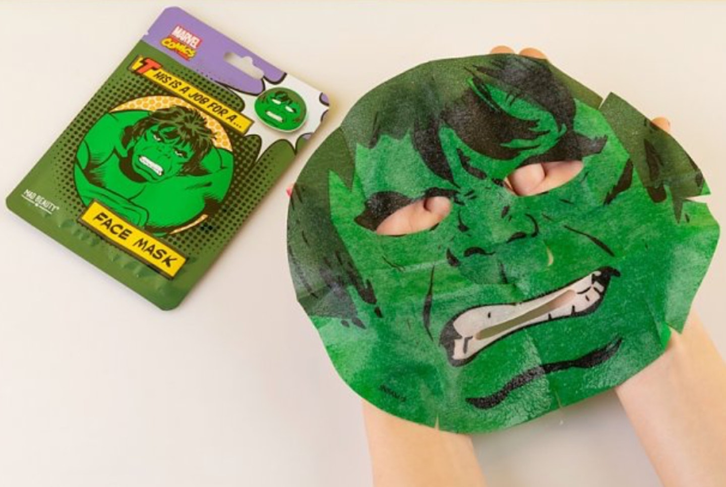 Marvel The Incredible Hulk Sheet Face Mask