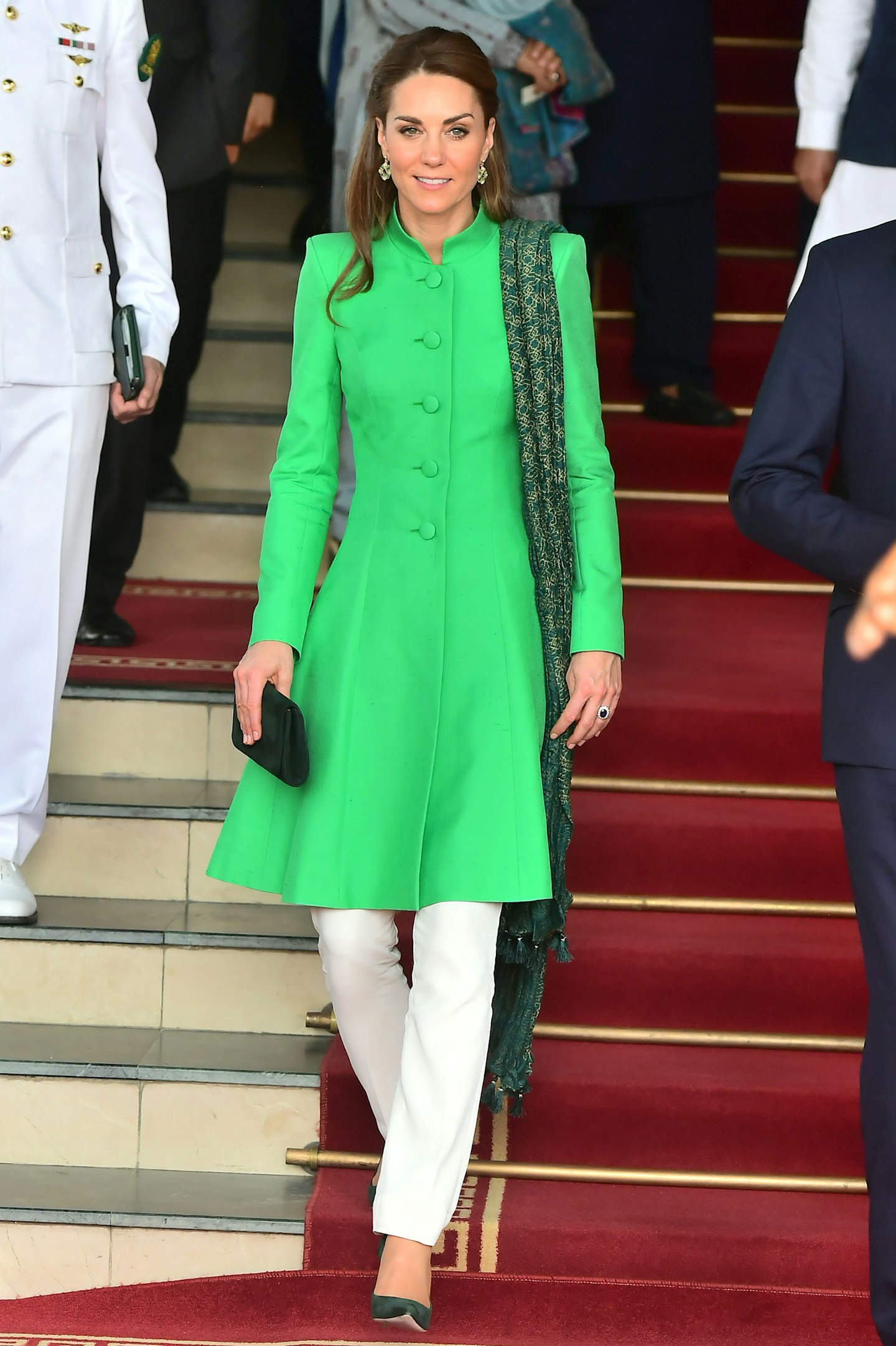 kate middleton green outfit pakistan