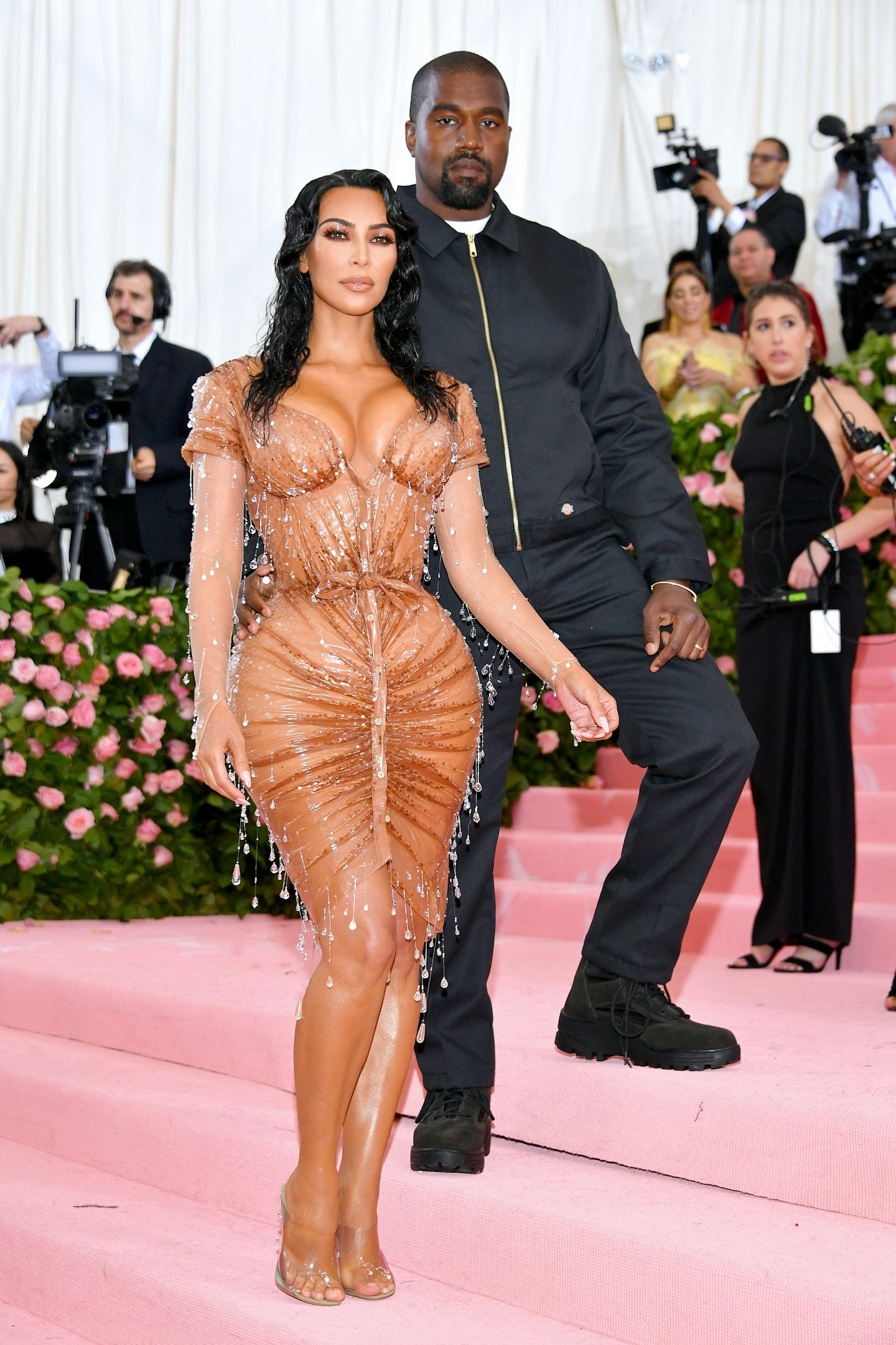 Kim Kardashian and Kanye West at the Met Gala 2019