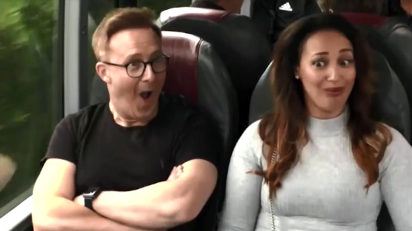 Ian "H" Watkins and Amelle Berrabah