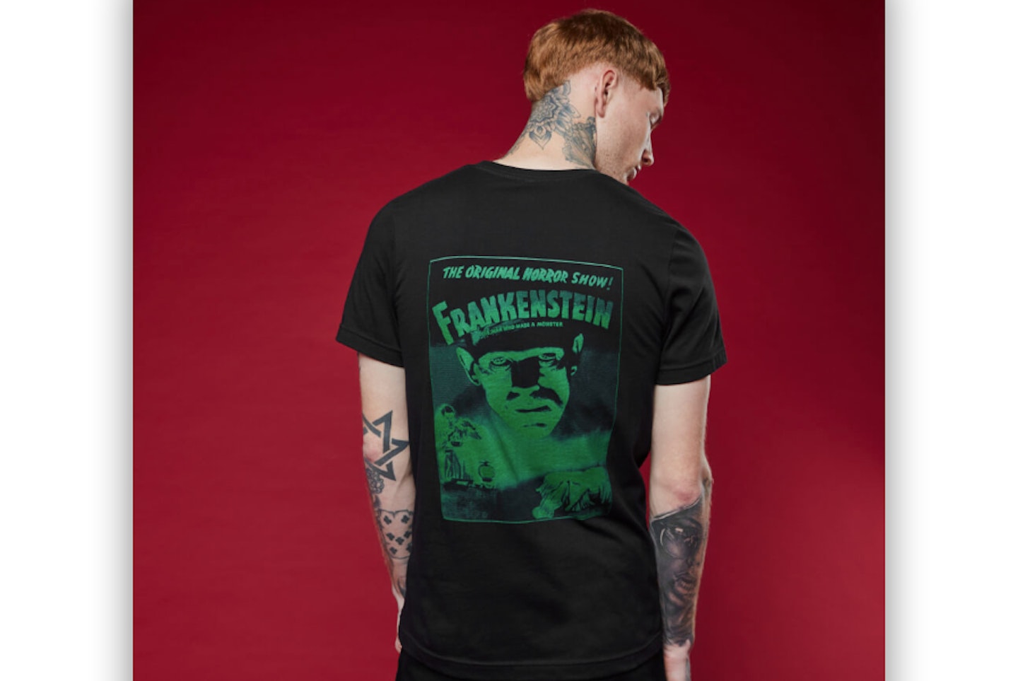 Terror Collection Frankenstein Unisex T-Shirt – Black, £19.99