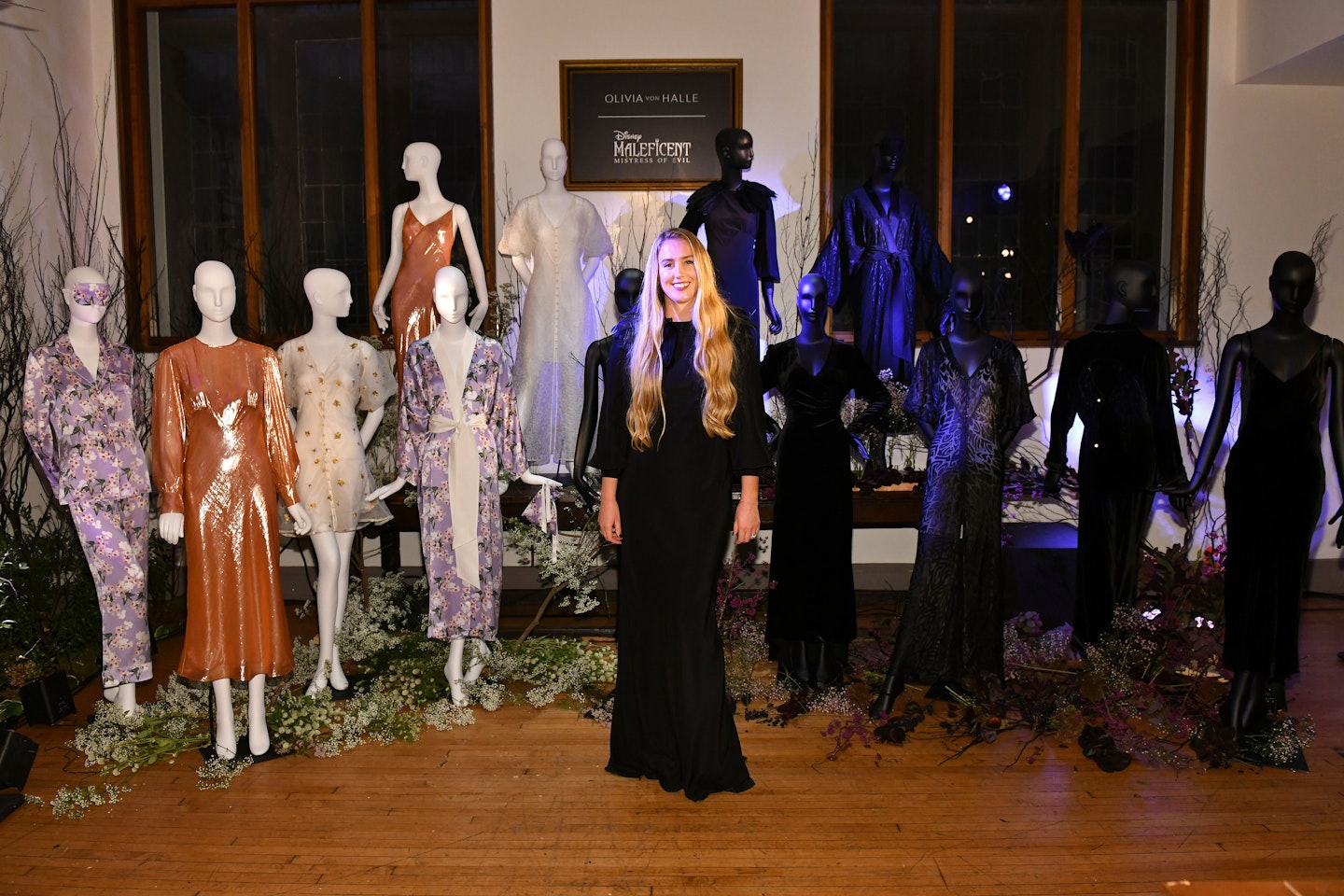 Olivia von Halle with her Maleficent collection