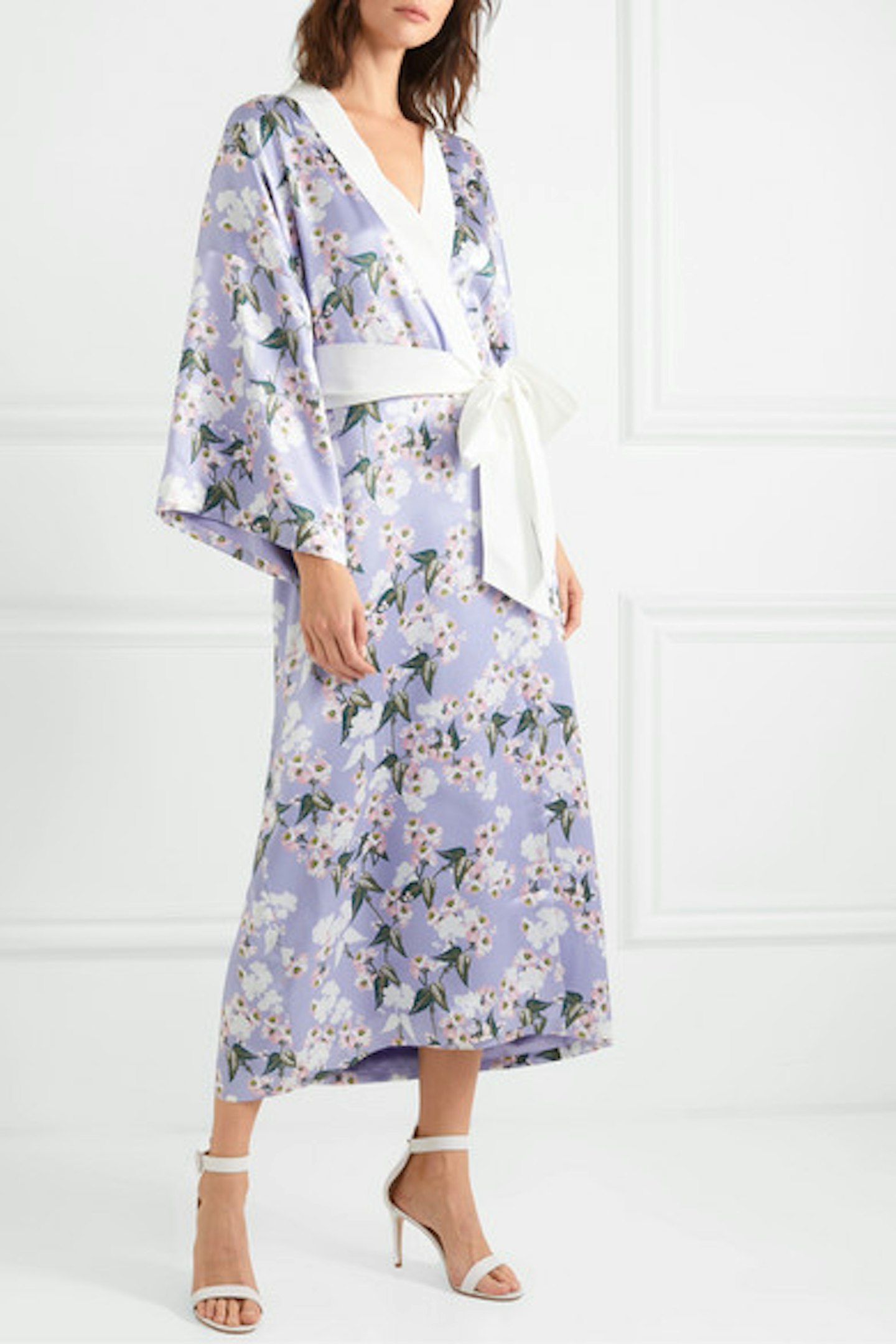 Silk-Satin Robe, £790