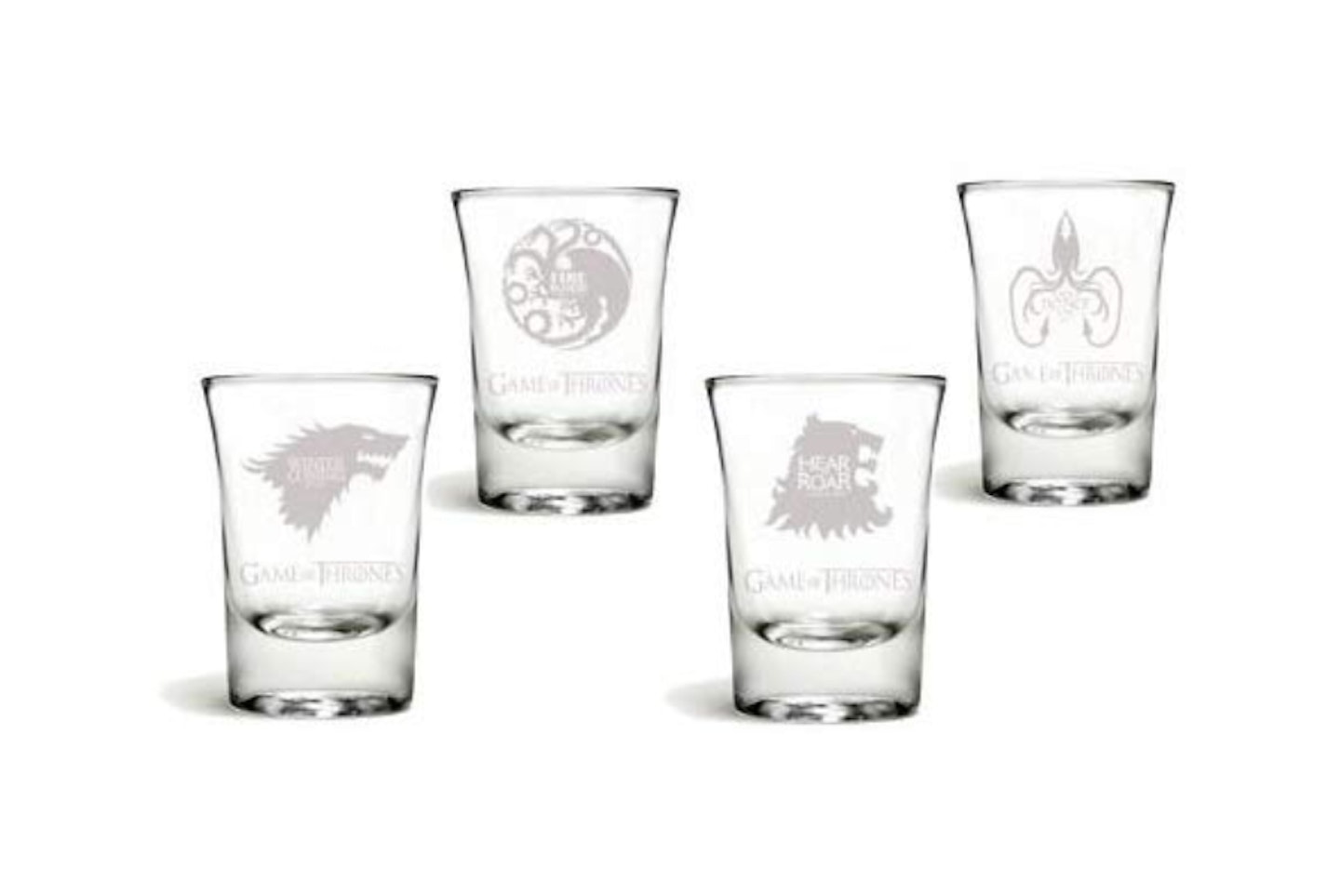 Game of Thrones House Sigil Shot Glasses Set, £9.99