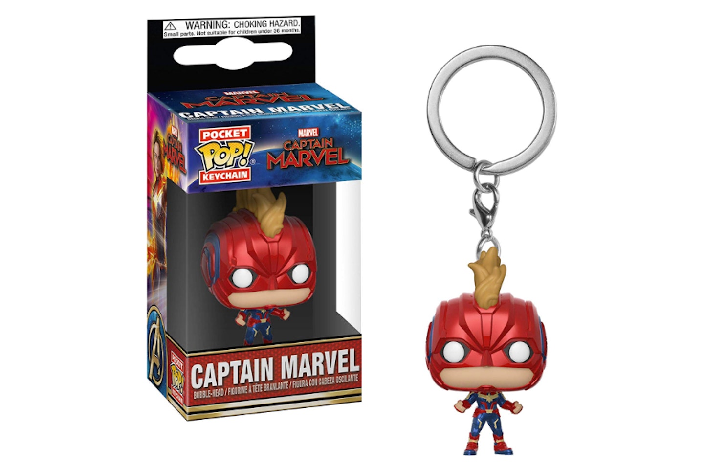 Funko POP! Keychain Captain Marvel Collectible Figure, £4.29