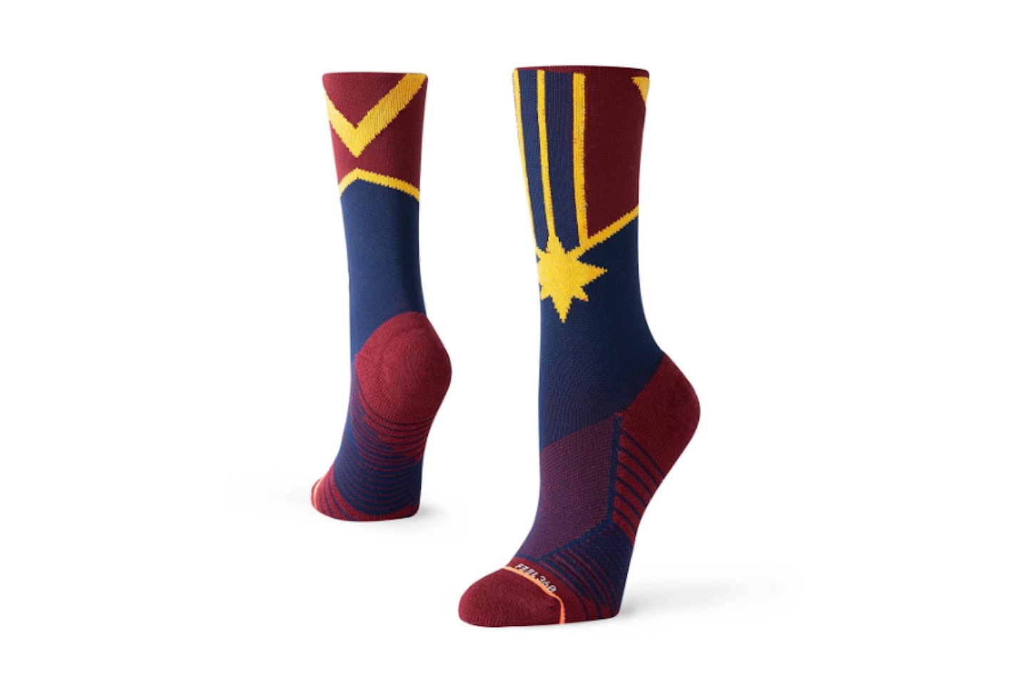 Captain Marvel Crew FEEL360u2122 Training Socks, £16.99