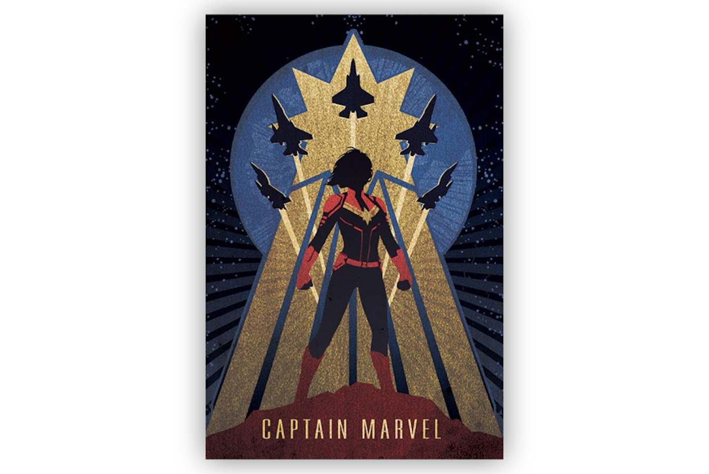 Captain Marvel Deco Maxi Poster, £7.49