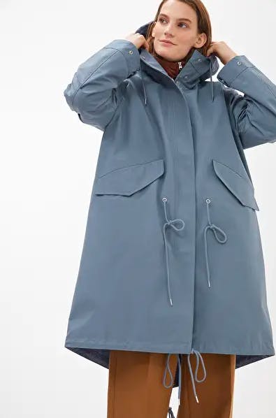 arket oversized fishtail parka