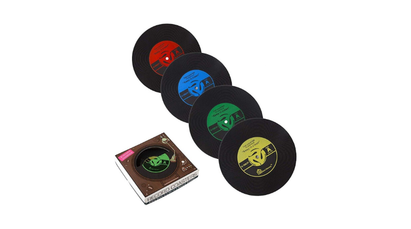 Retro CD Record Coasters, £5.29
