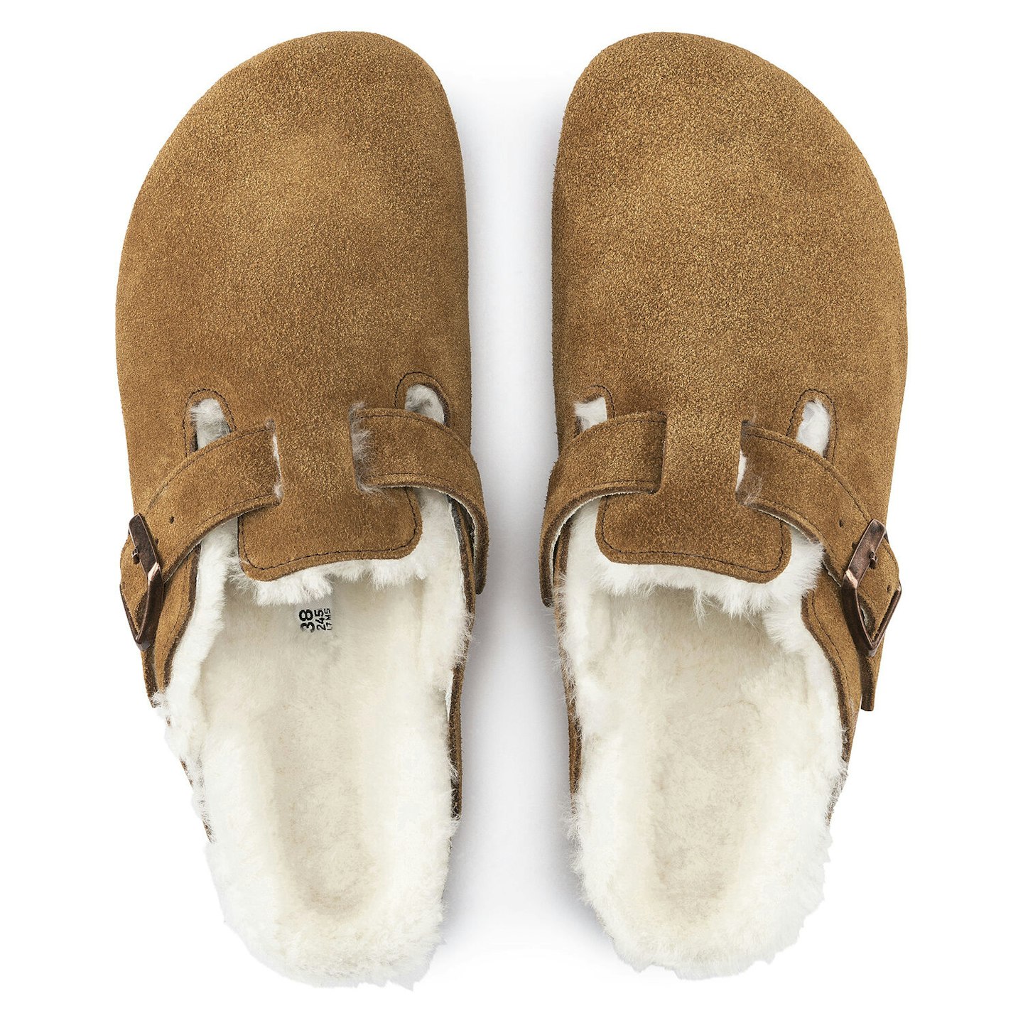 shearling slippers, £135, Birkenstock