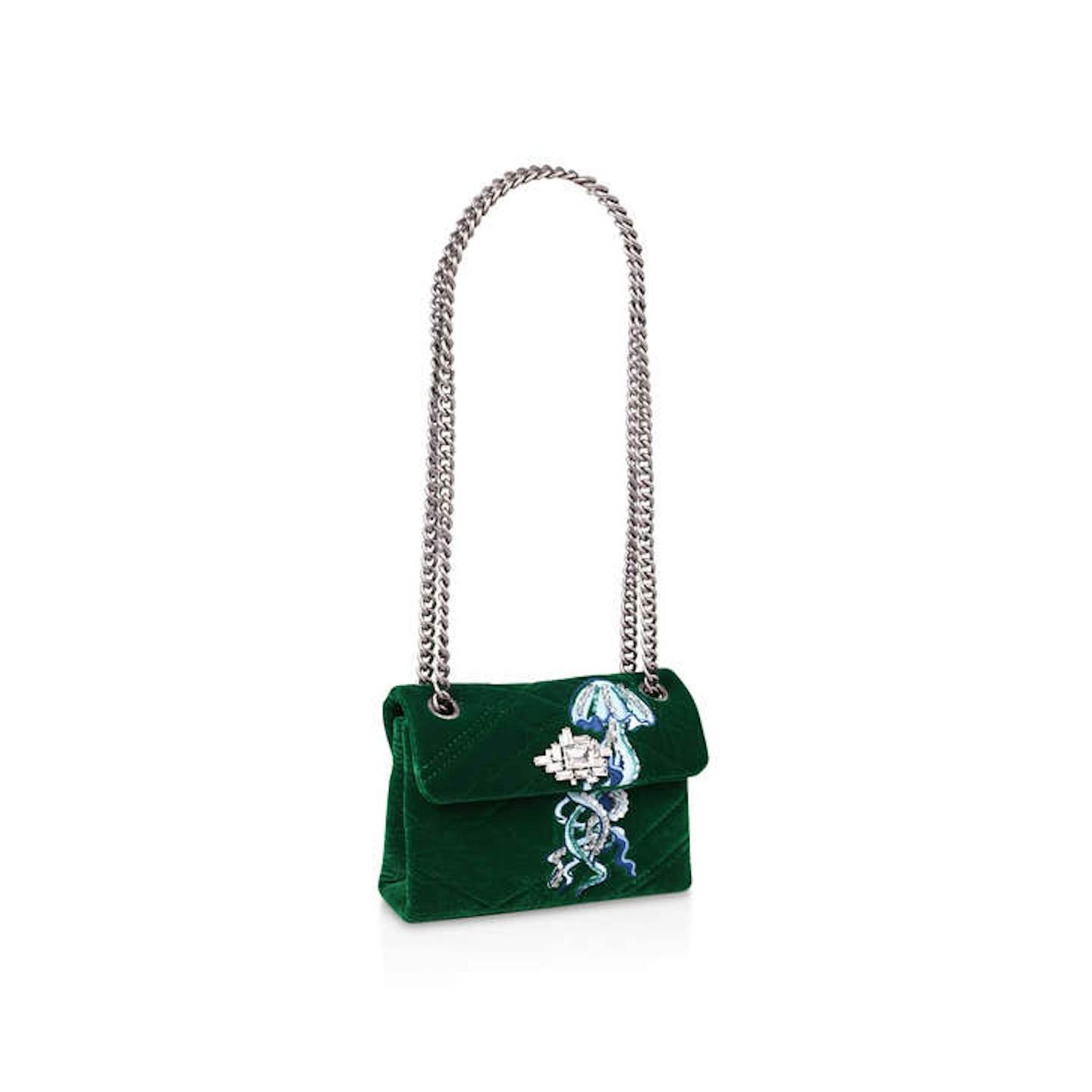 Green Jellyfish Embellished Mini Shoulder Bag, £129