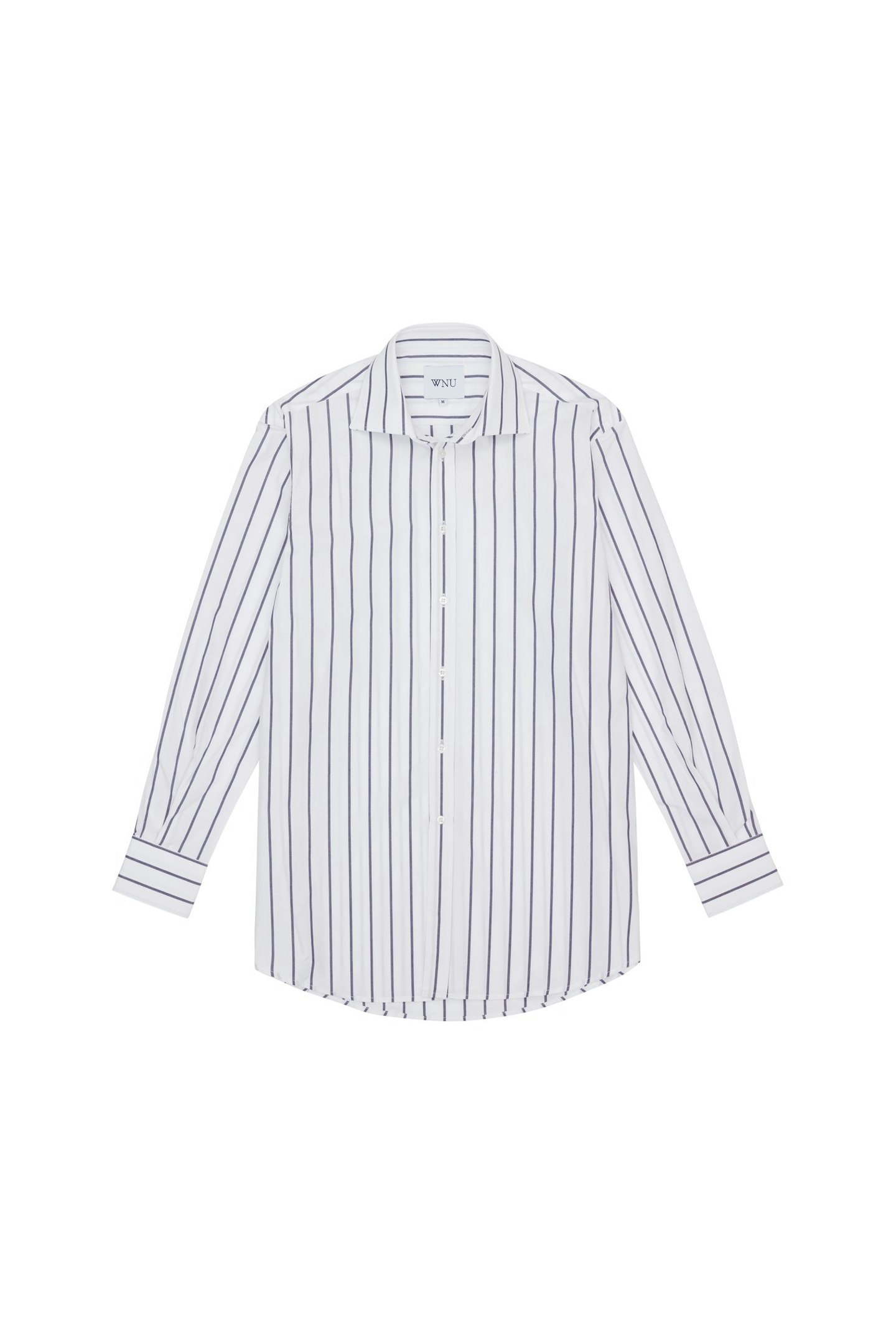 WNU, White and Midnight Blue Stripe Shirt, £80