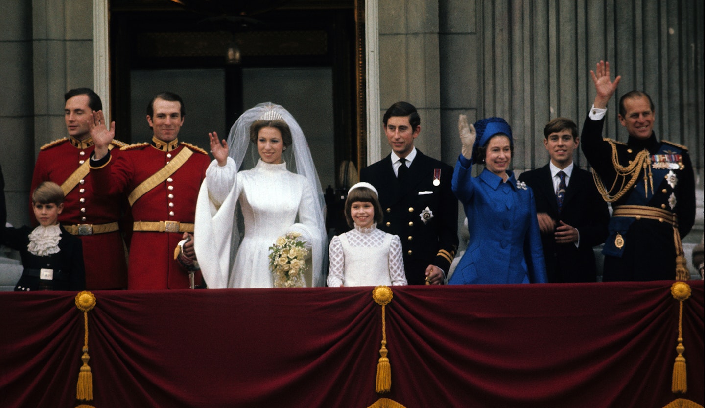 Princess Anne gets married...