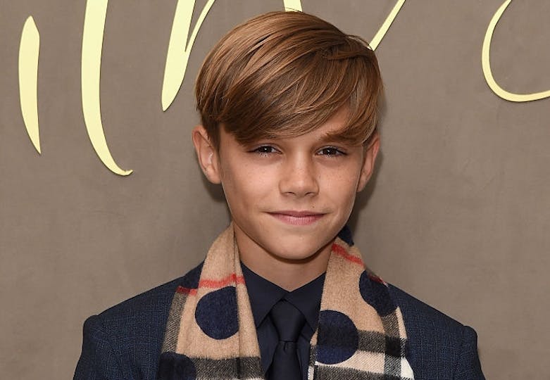 Romeo Beckham has copied David's old hairstyle and fans are not happy |  Celebrity | Heat