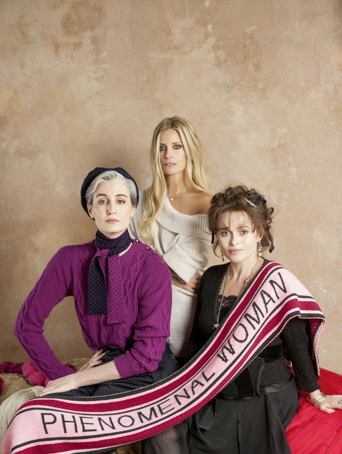 Erin O'Connor, Laura Bailey and Helena Bonham Carter