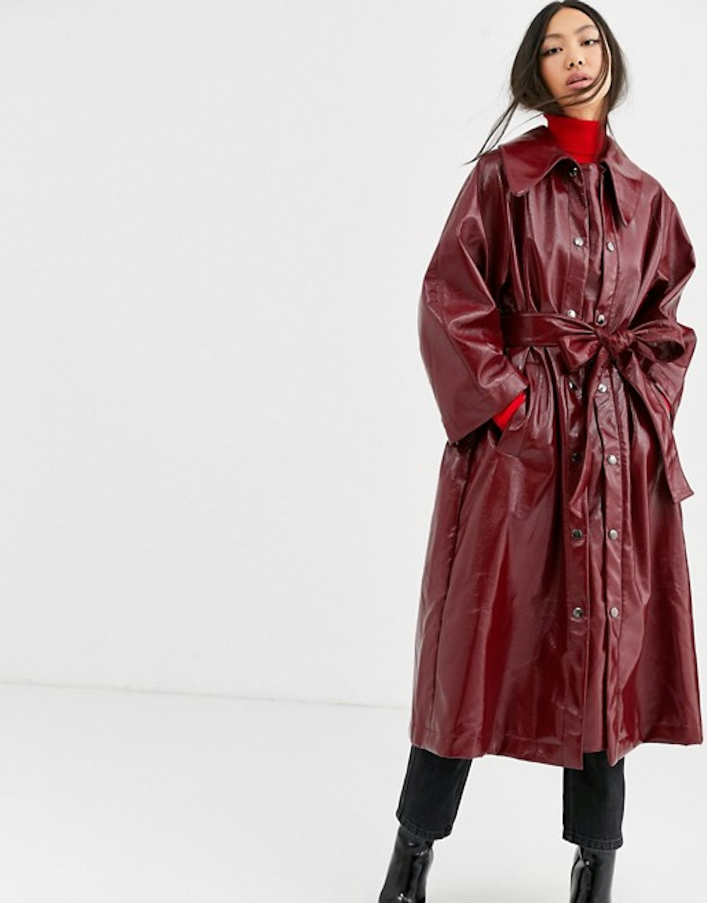 Vinyl Trench Coat, £120