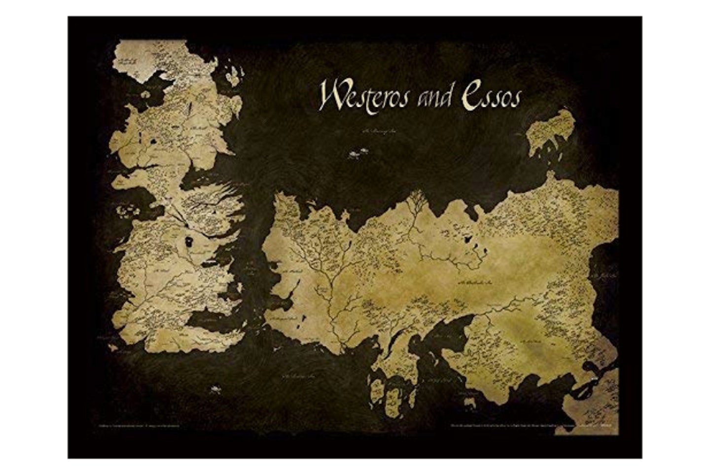 Westeros and Essos Map, £6.99