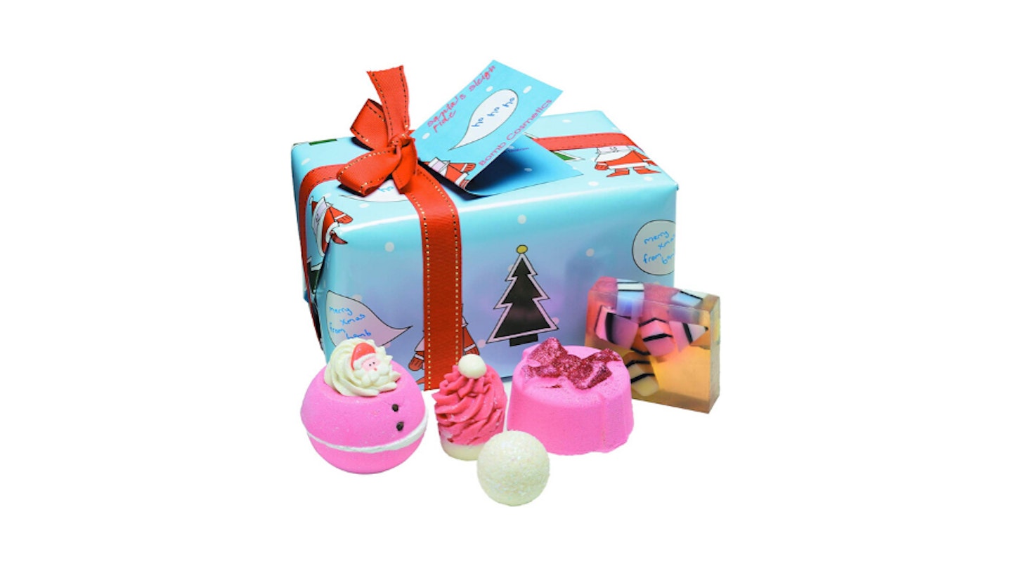 Bomb Cosmetics Santa's Sleigh Ride Handmade Wrapped Gift Pack
