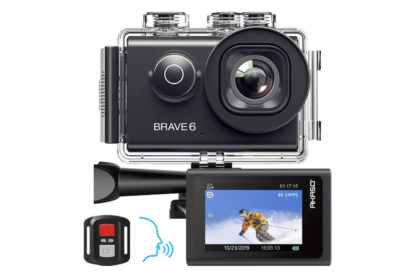AKASO Brave 6 Action Camera, 4K HD Camera