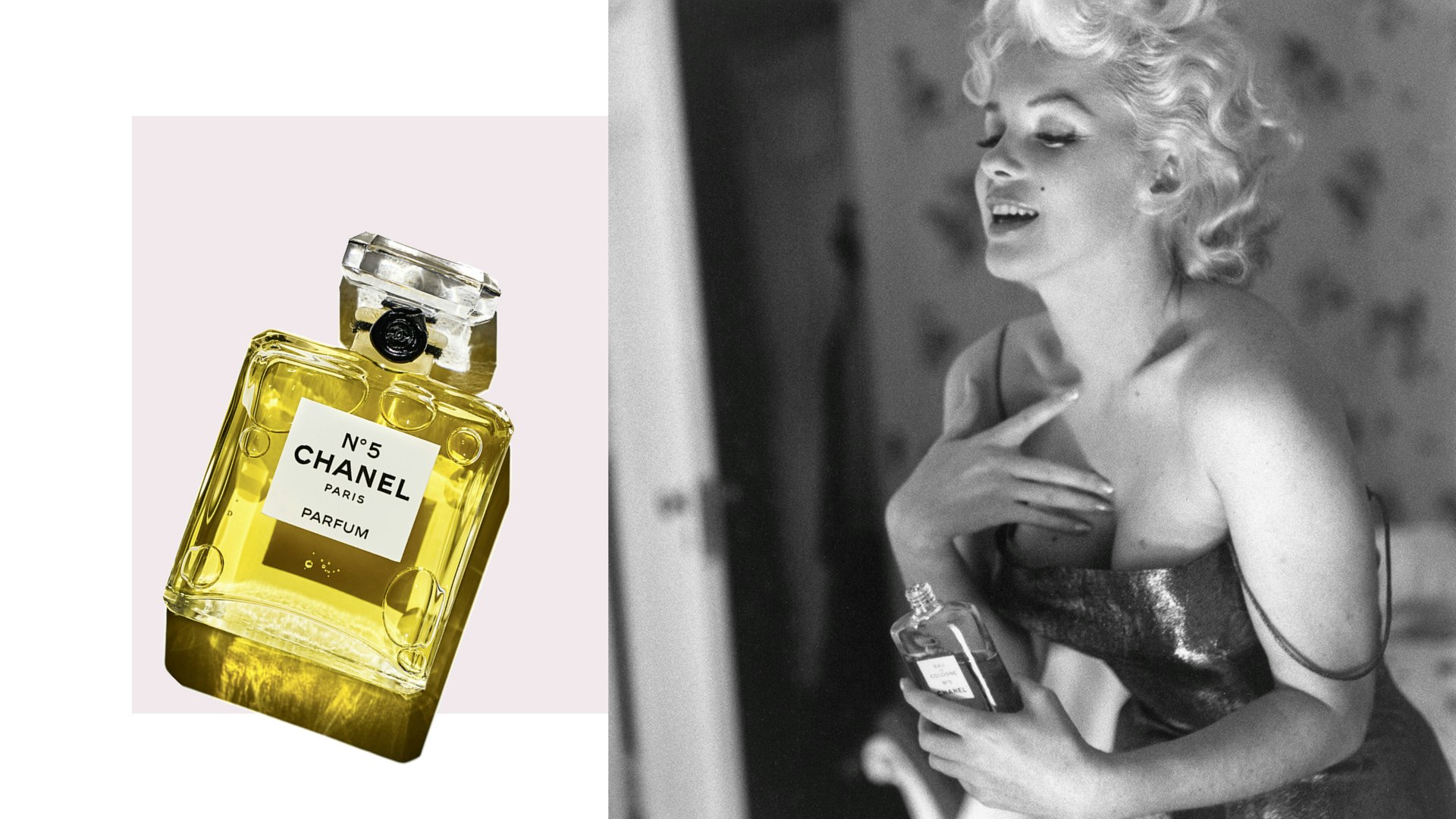 Marilyn Monroe, the new face of Chanel No. 5