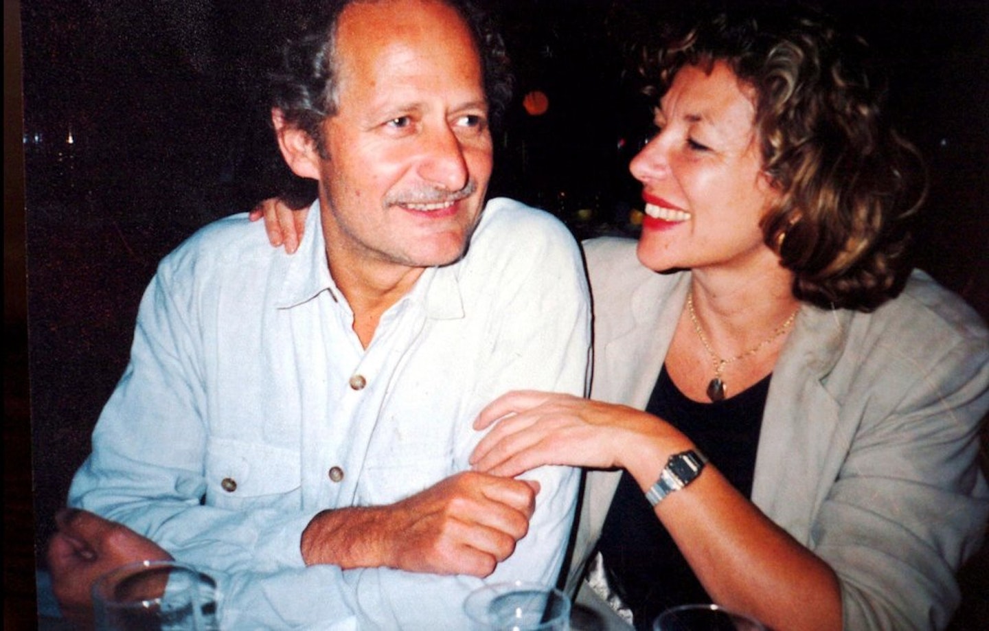 Carol Drinkwater with husband 