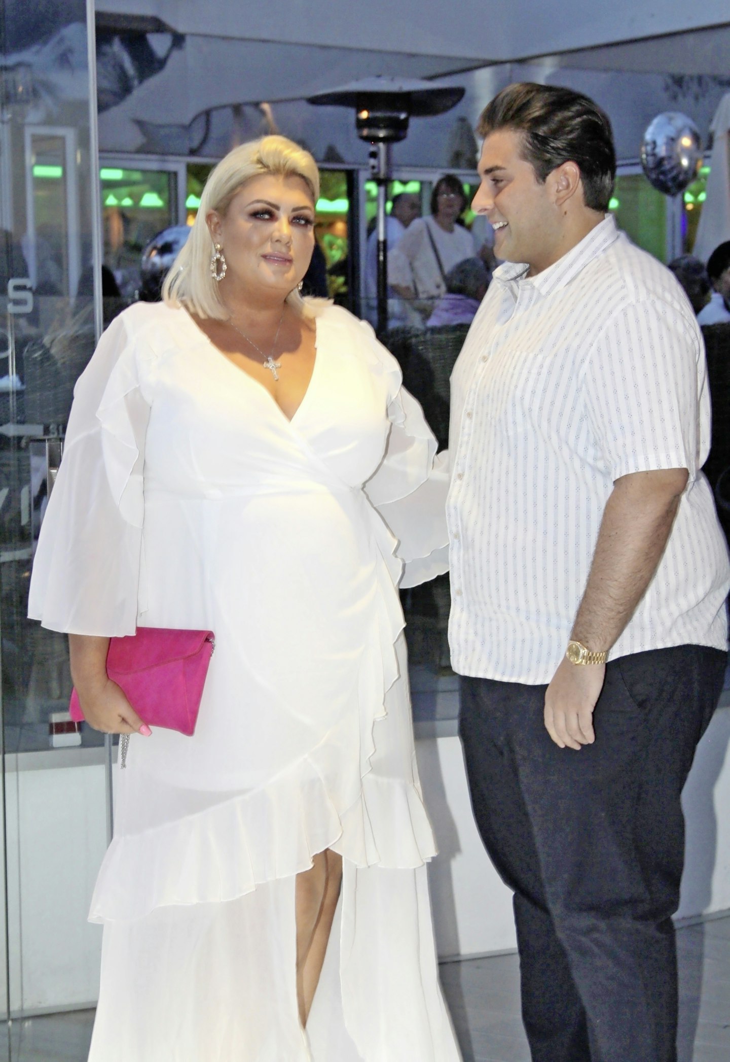 Gemma Collins and James Argent