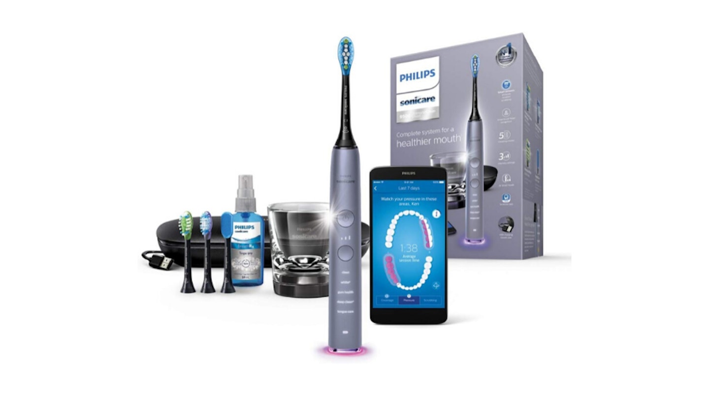Philips Sonicare DiamondClean Smart Electric Toothbrush, Two Pin Plug