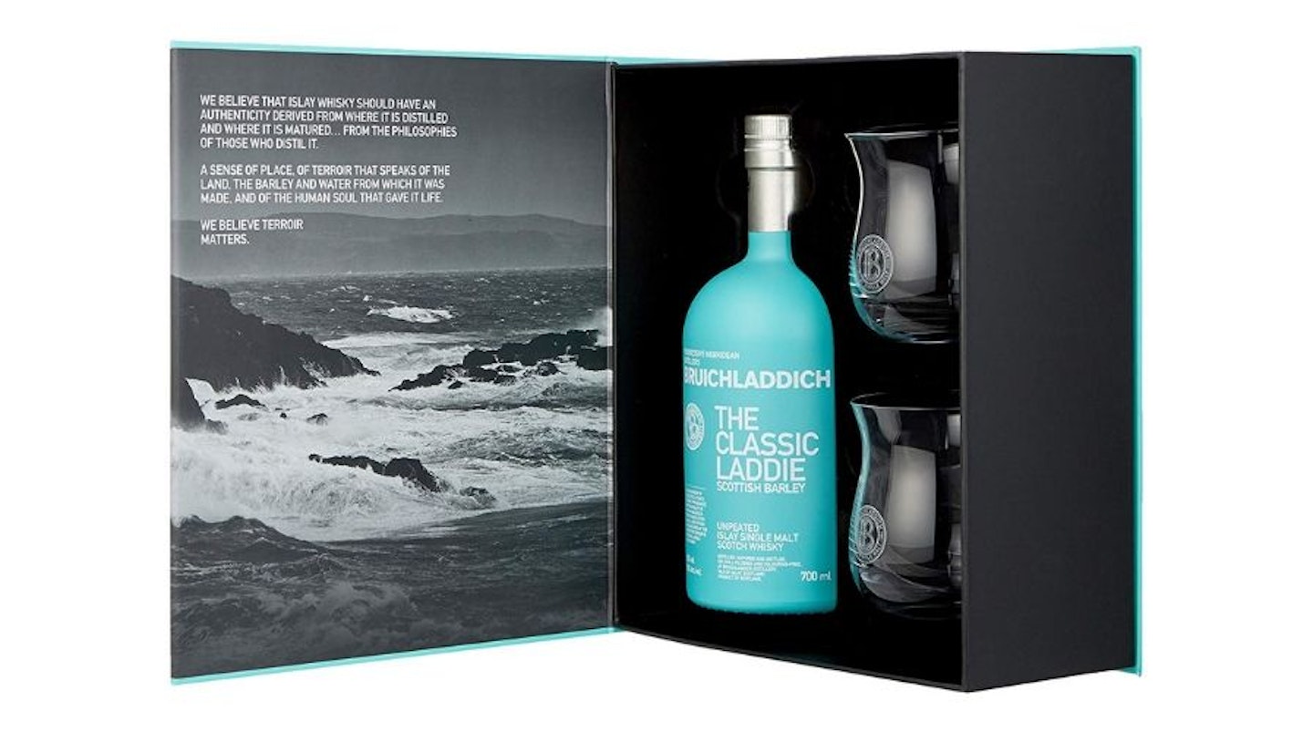 Bruichladdich The Classic Laddie Scottish Barley Whisky Gift Pack