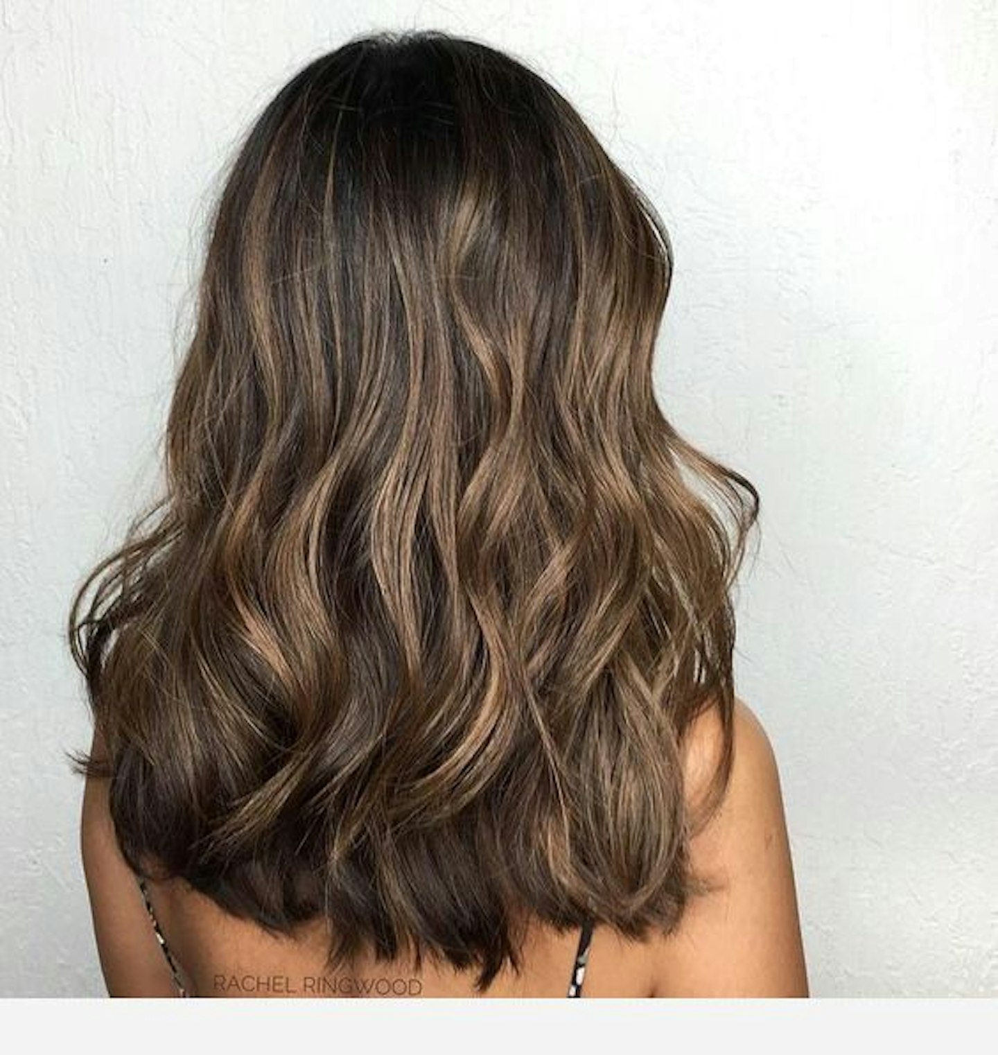 Darker toffee shades add depth and give the illusion of more thickness in dark hair.